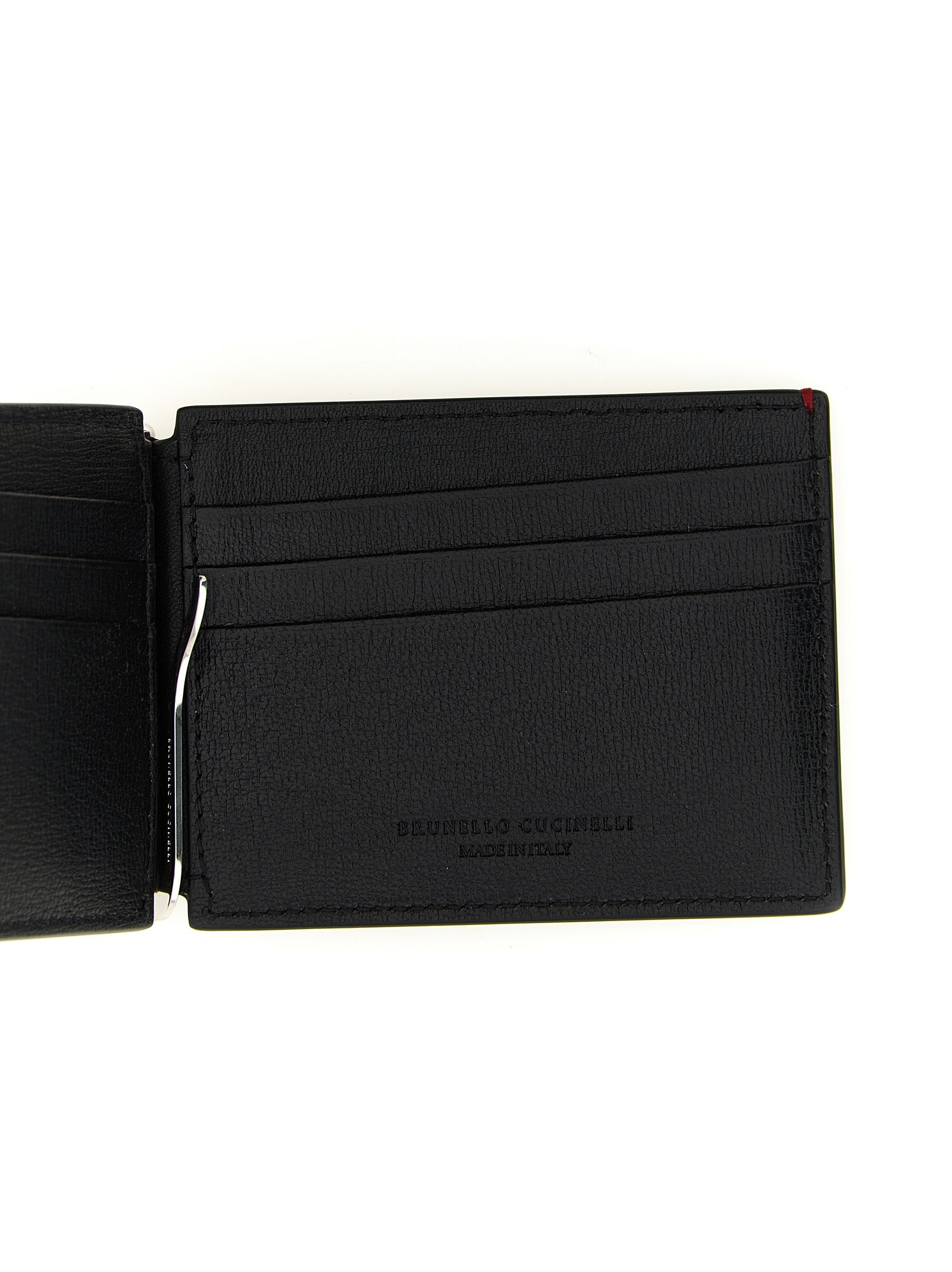 Black Goatskin Money Clip