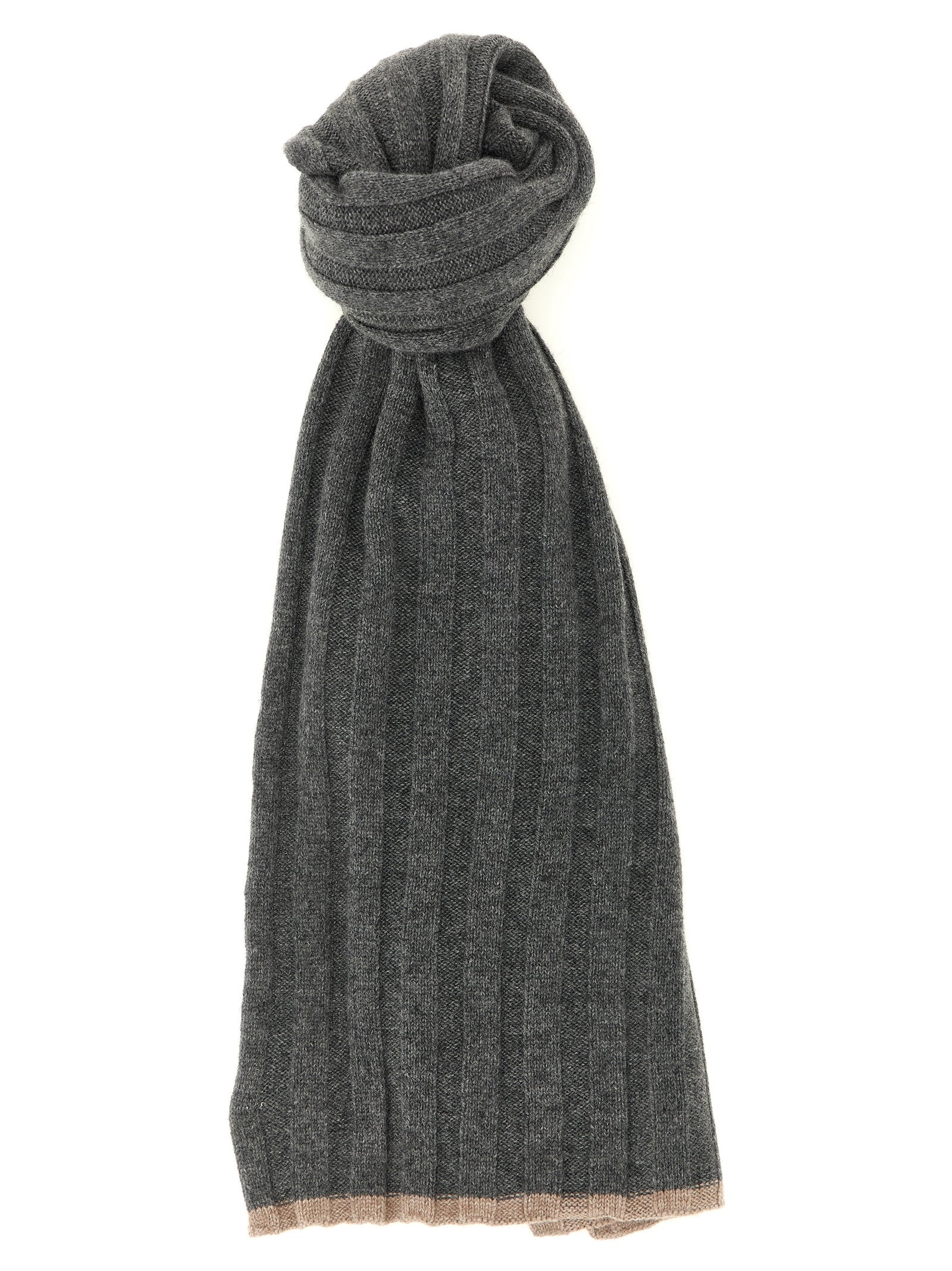 Gray Cashmere Scarf