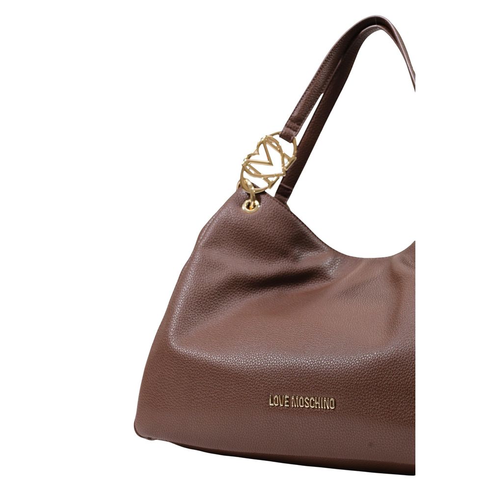 Brown Polyethylene Handbag