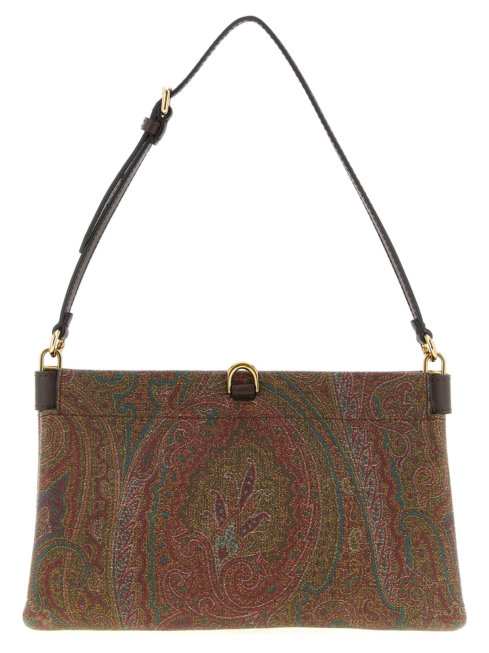 Brown Pvc Clutch Bag