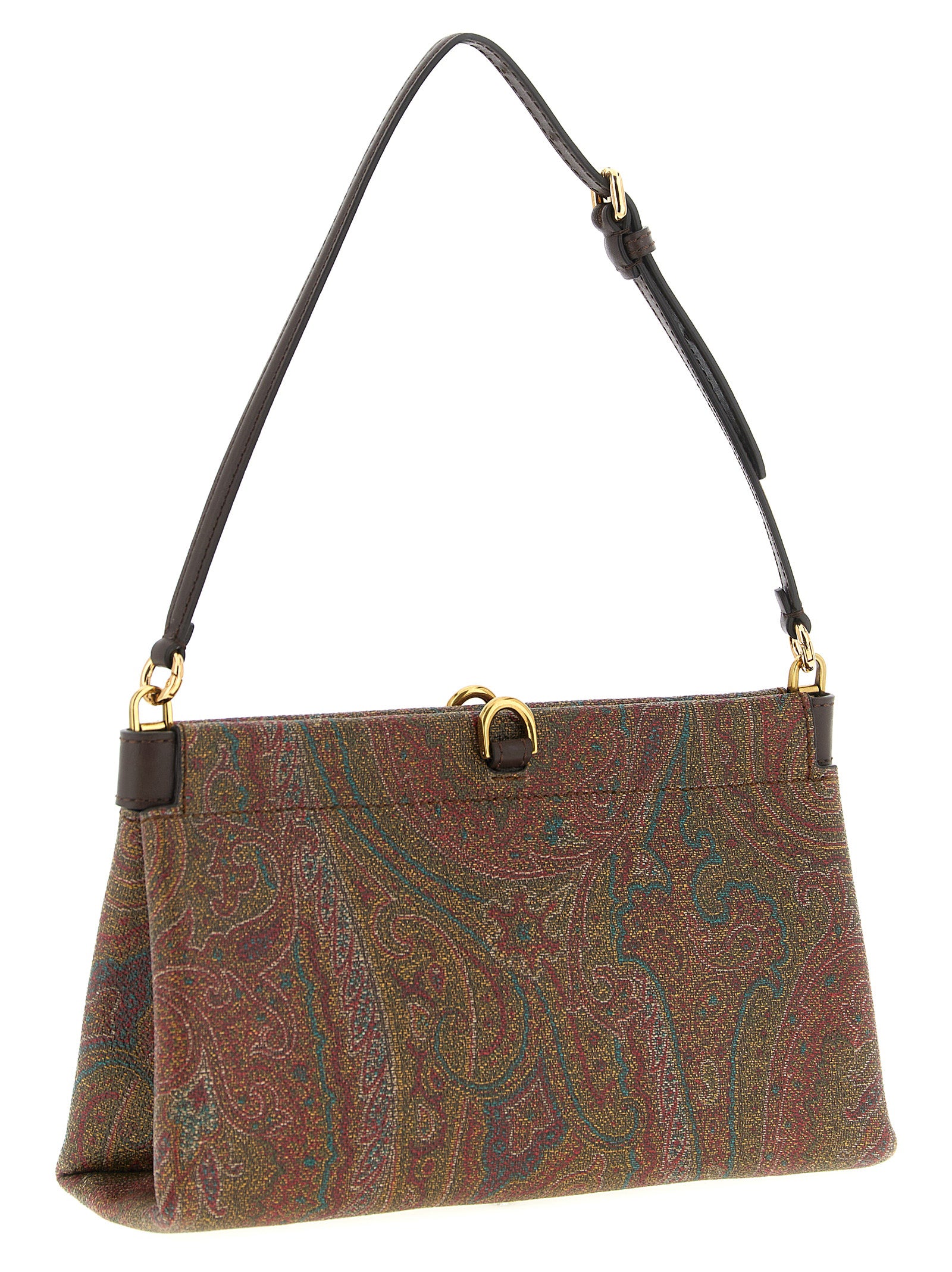 Brown Pvc Clutch Bag