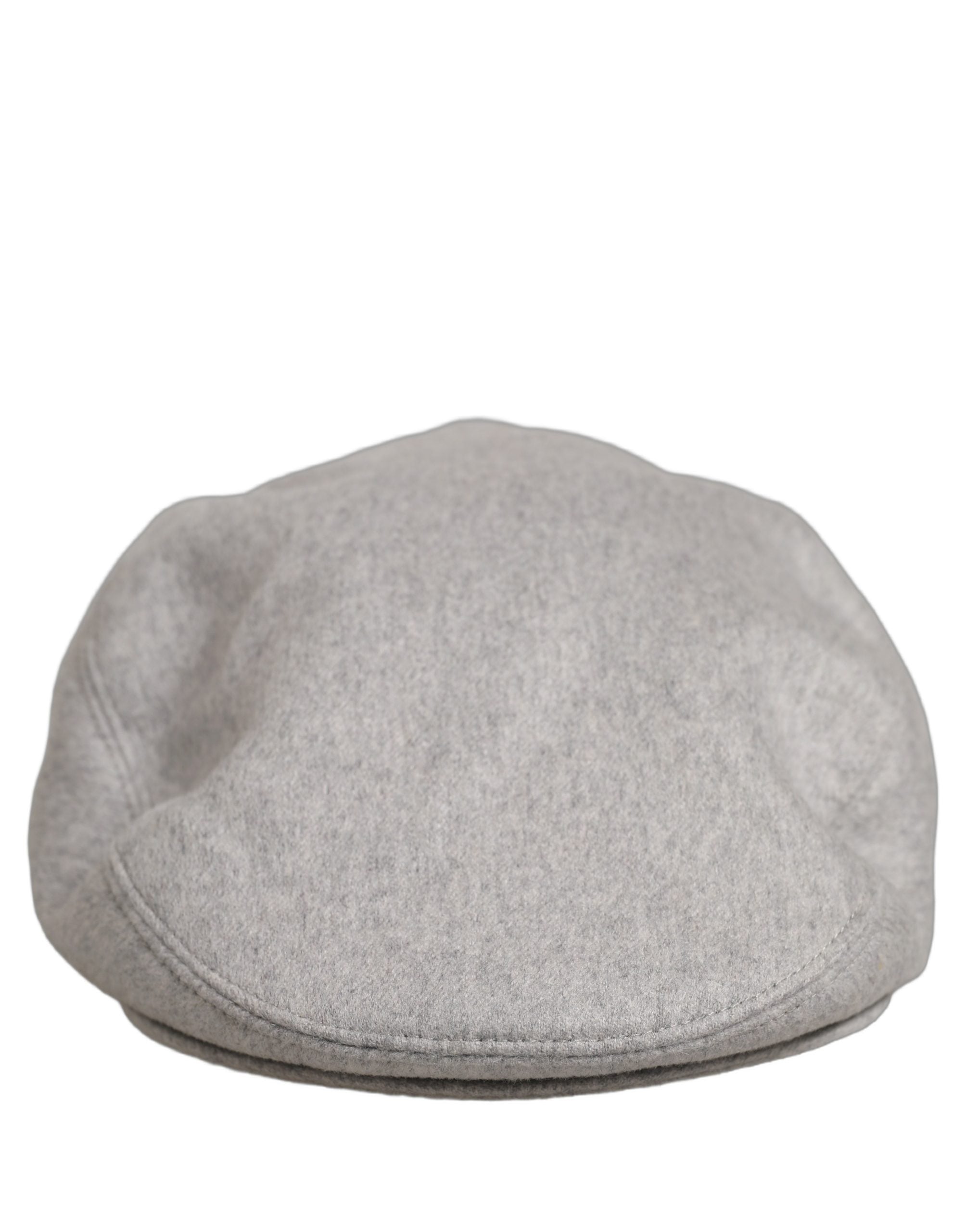 Men Light Grey Cashmere Newsboy Cabbie Cap Hat