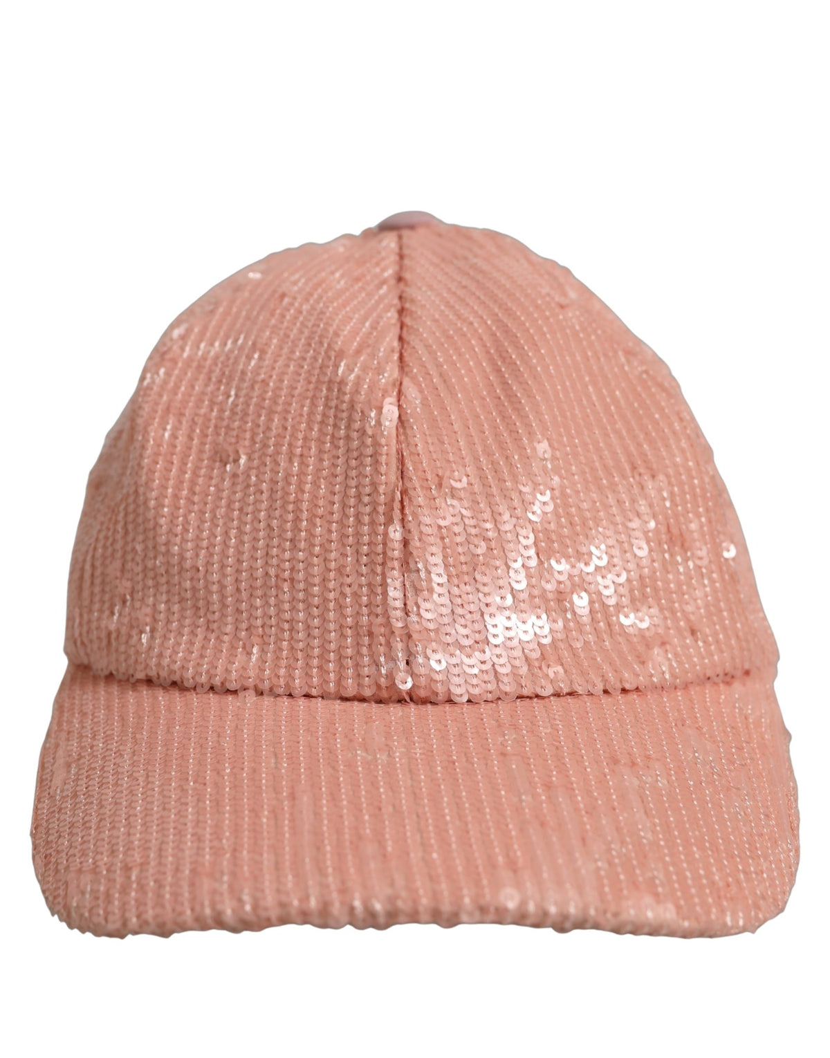 Men Pink Cotton Sequin Baseball Cap 6 Panels Hat