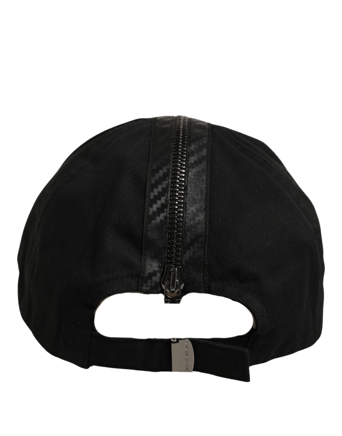 Men Black Cotton Baseball Cap 6 Panels Hat
