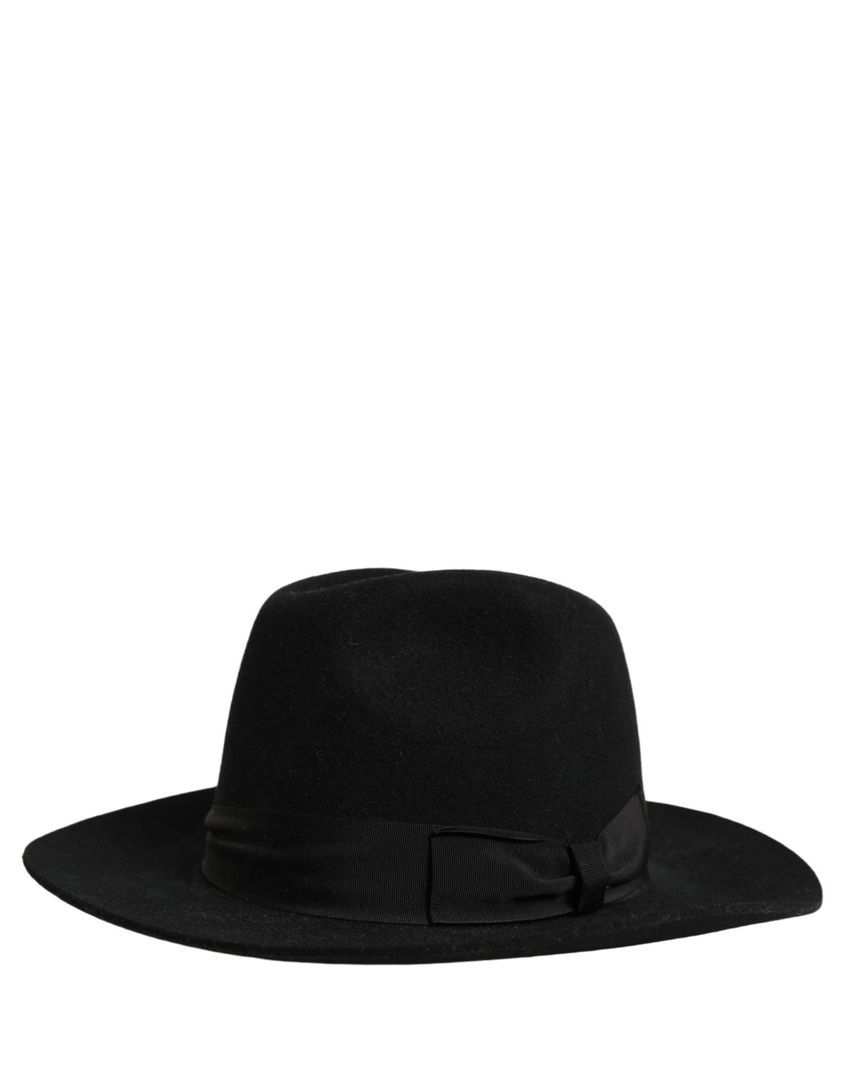 Men Black Classic Wide Brim Fedora Capello Hat