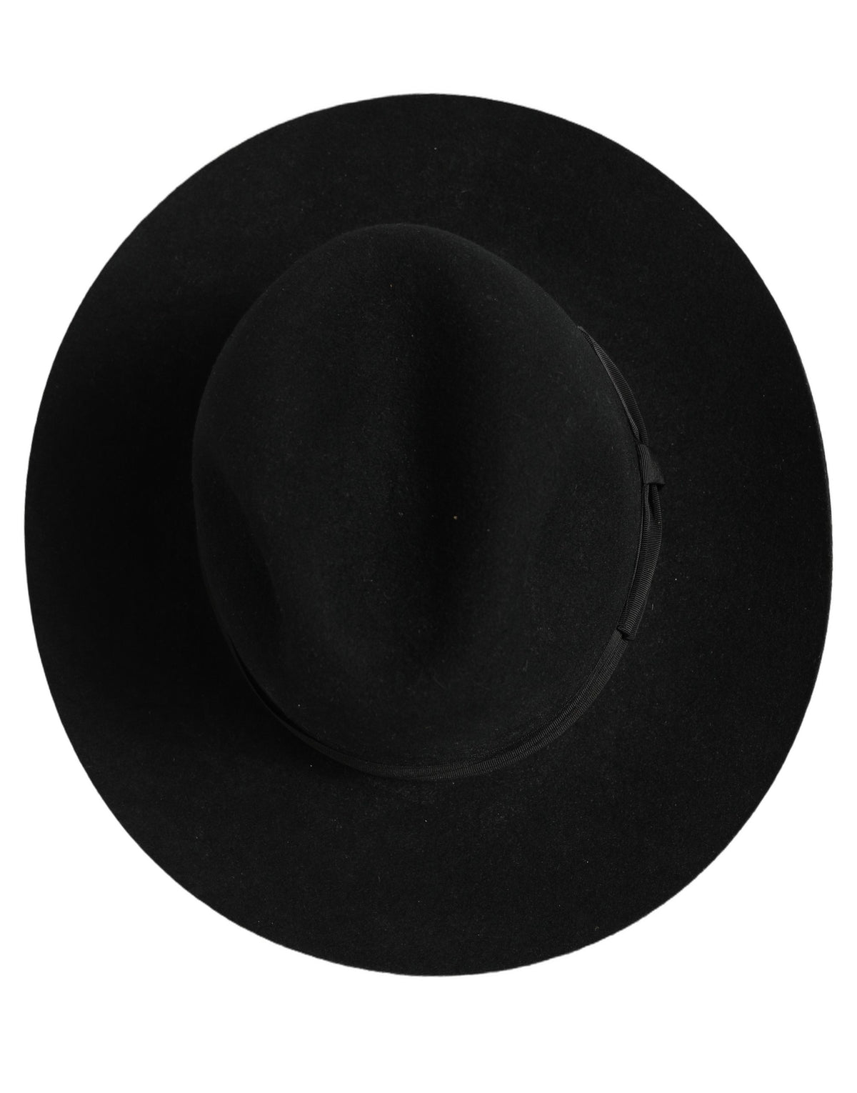 Men Black Classic Wide Brim Fedora Capello Hat