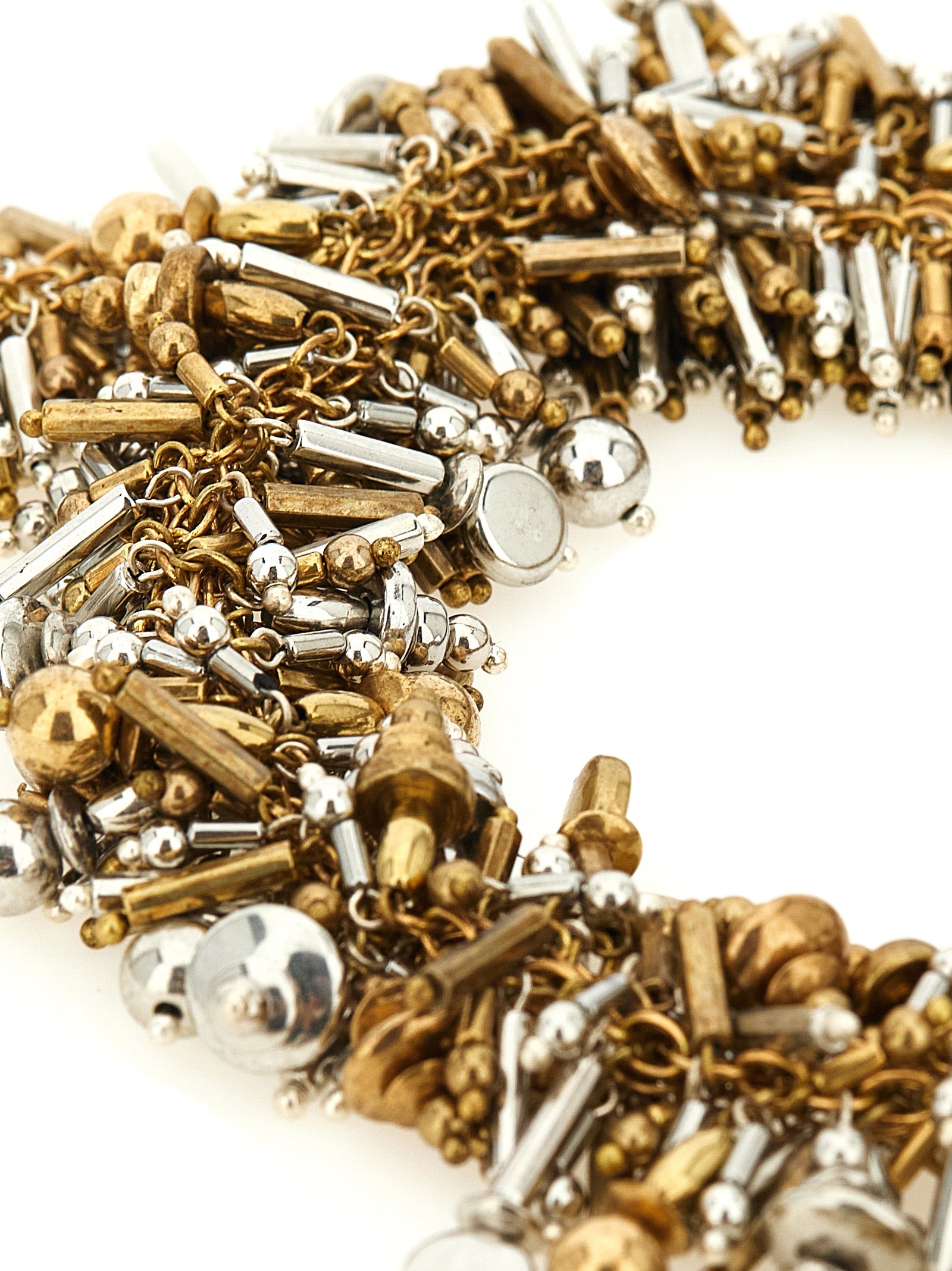 Gold Marabou Necklace
