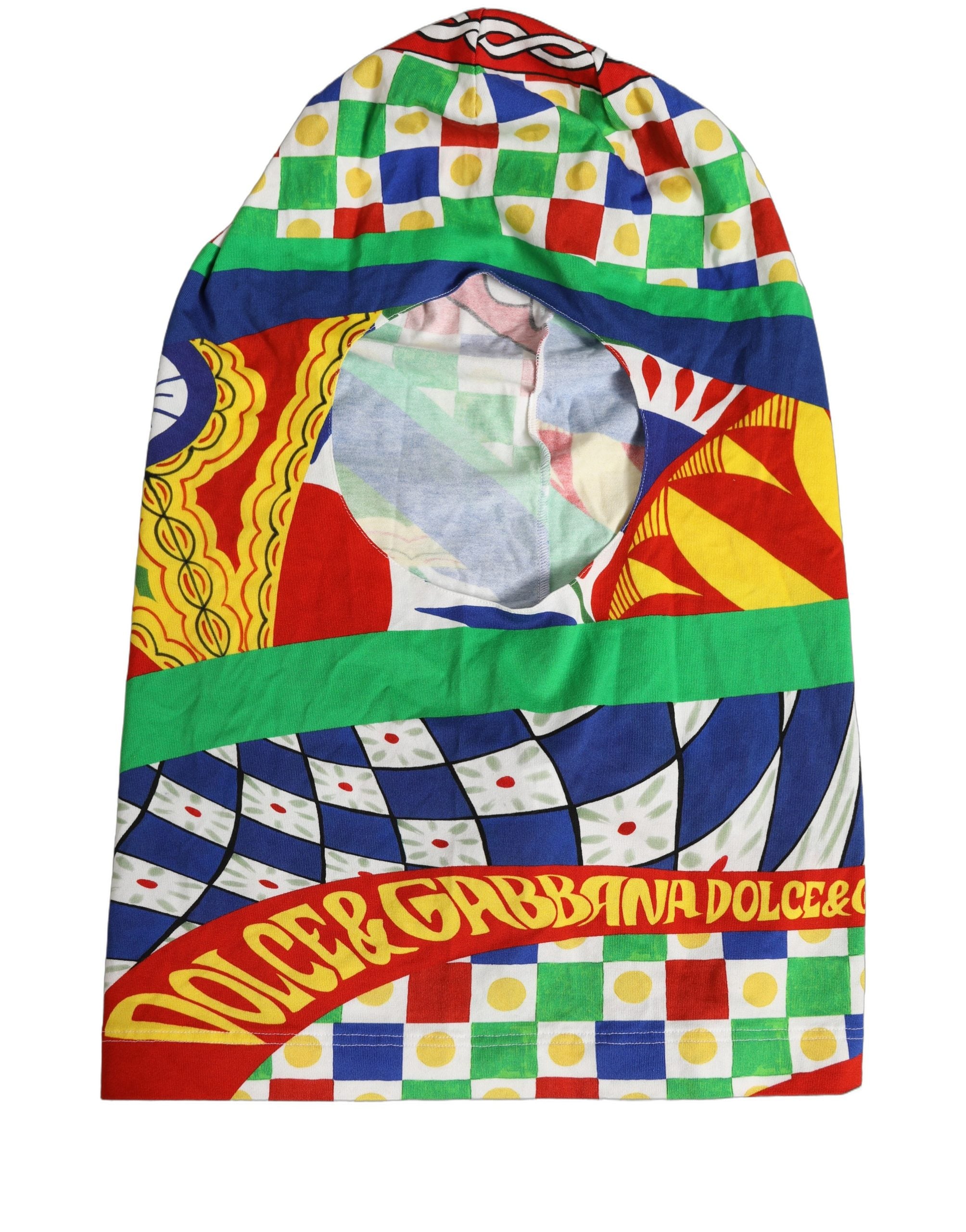 Men Multicolor Carretto Siciliano Balaclava Hat