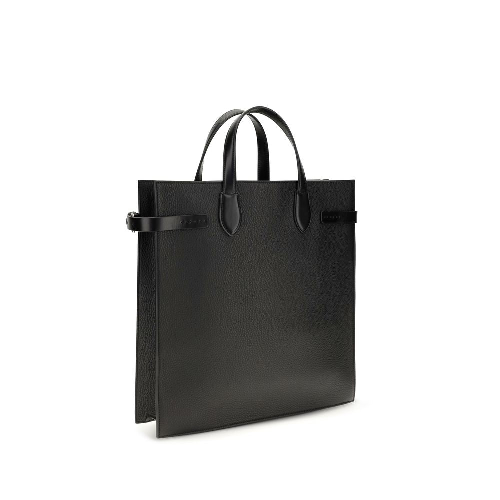 Black Calf Leather Bos Taurus Shoulder Bag
