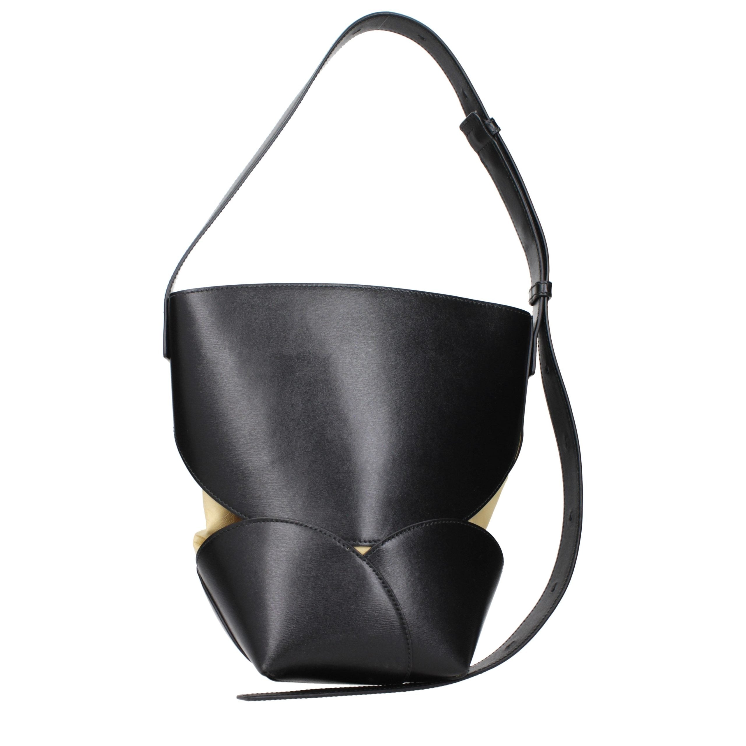 Black Leather Crossbody Bag