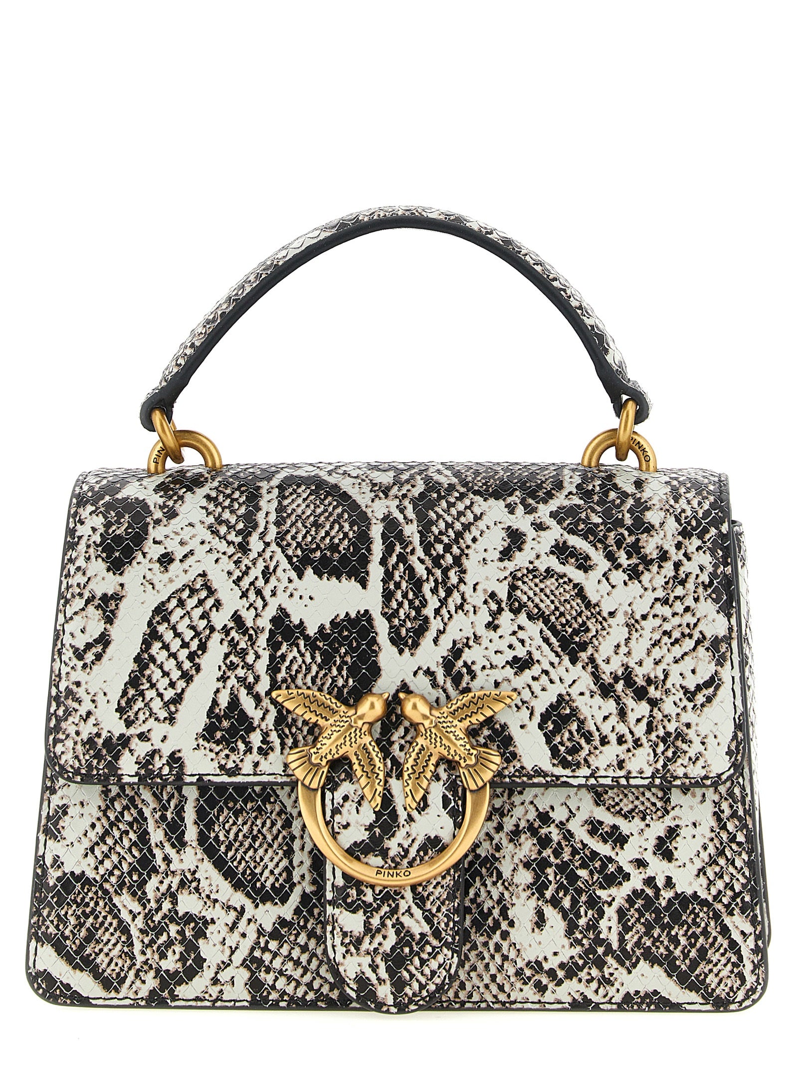 Gray Calfskin Handbag