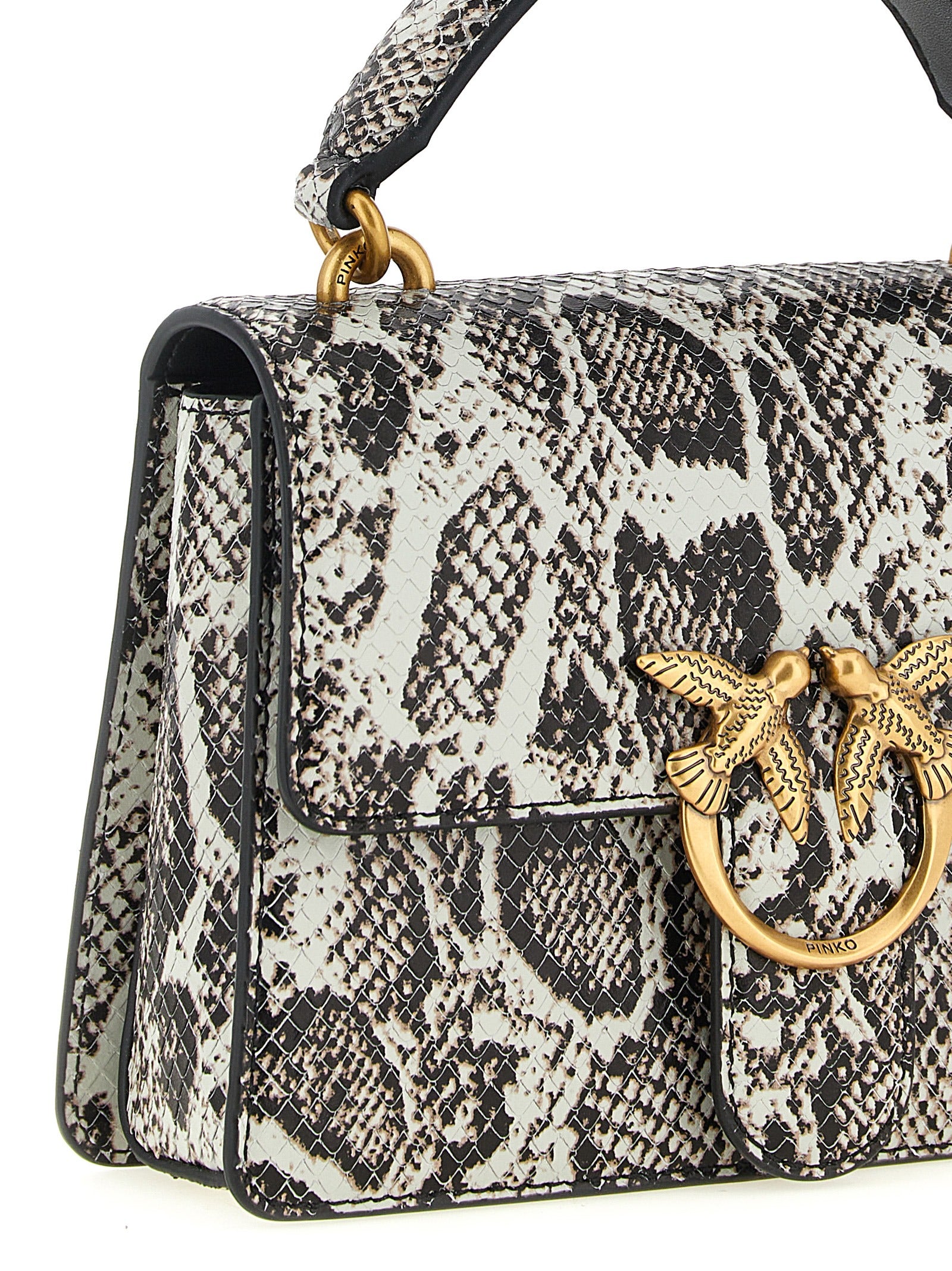 Gray Calfskin Handbag