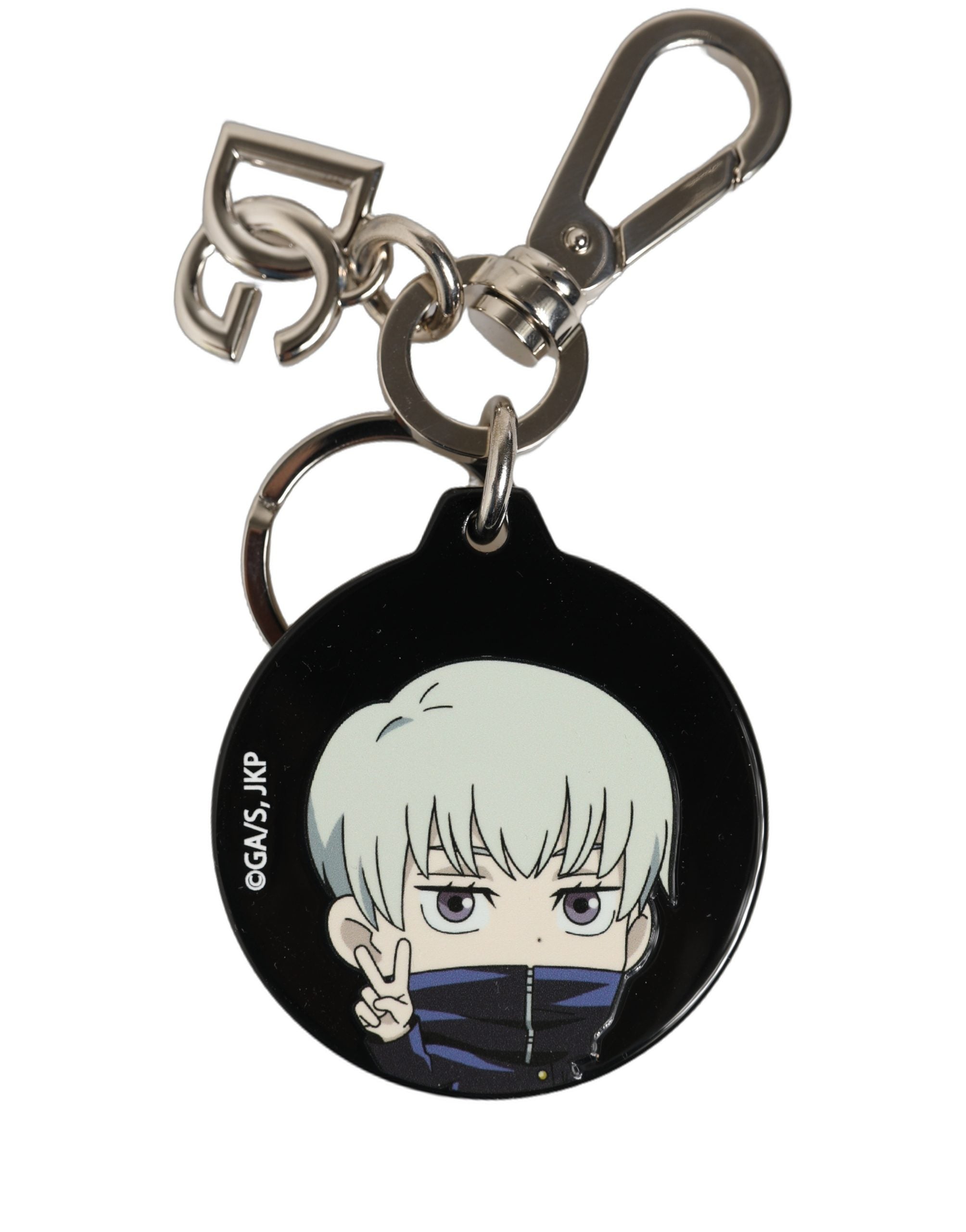 Black Kaisen Toge Inumaki Charm Metal Keychain Keyring