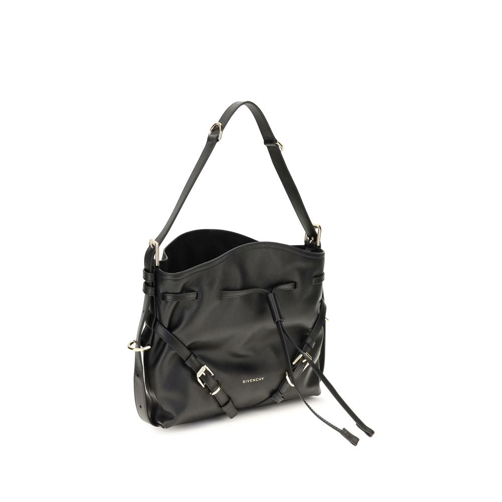 Black Calf Leather Bos Taurus Backet Bag