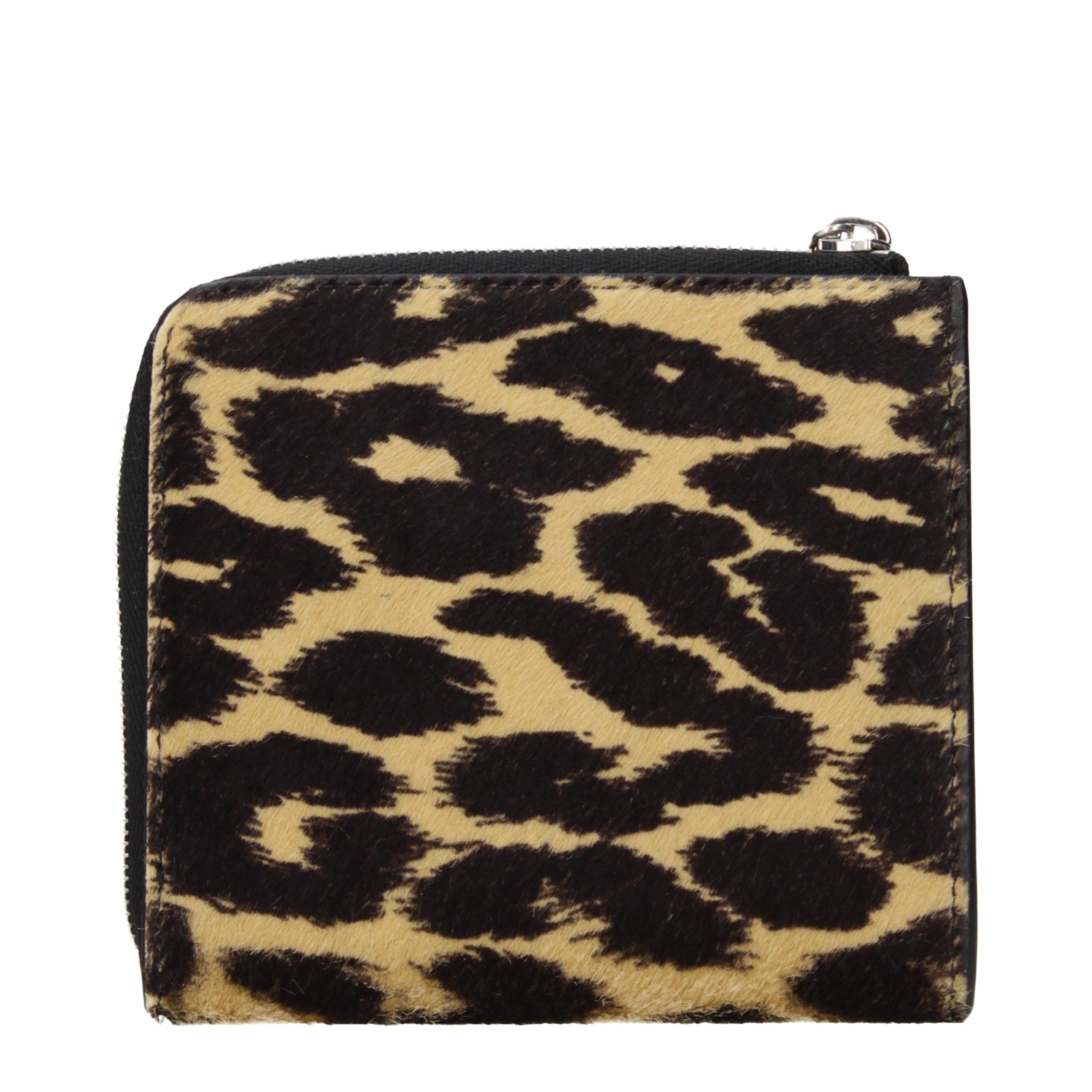 Beige Horsehair Wallet
