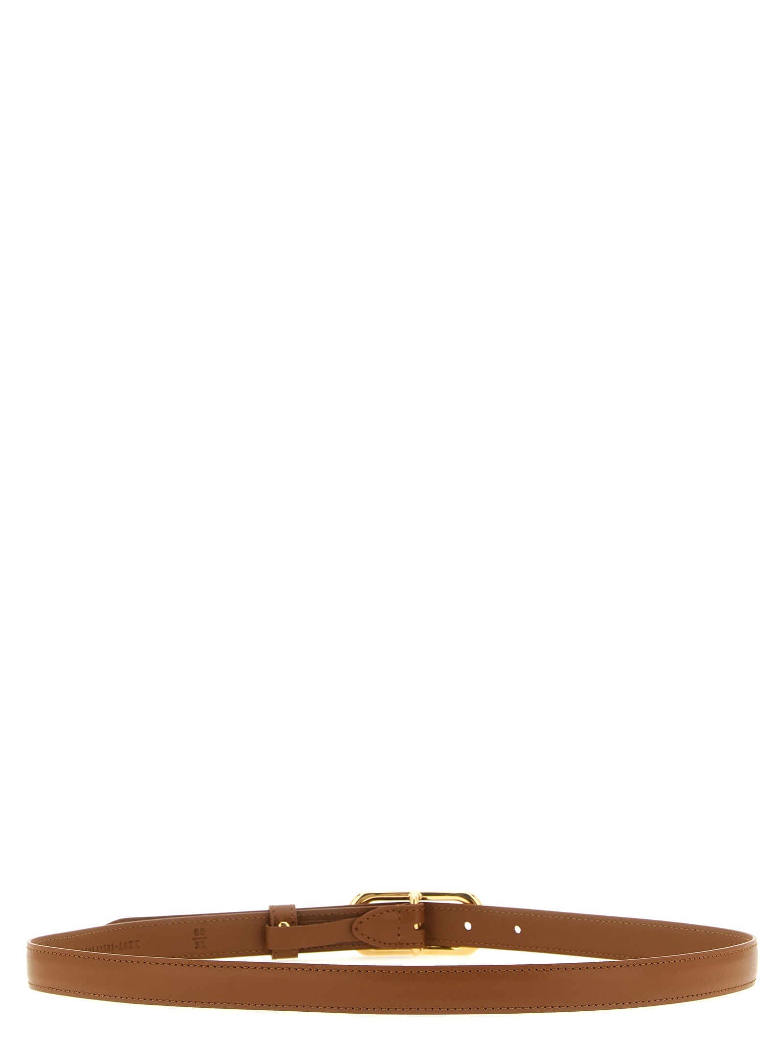 Brown Calfskin Regular Belt