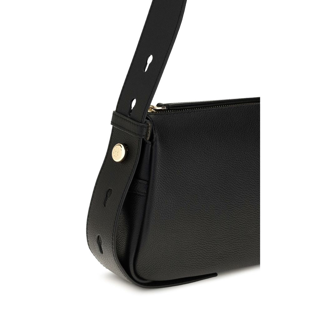 Black Calf Leather Bos Taurus Shoulder Bag
