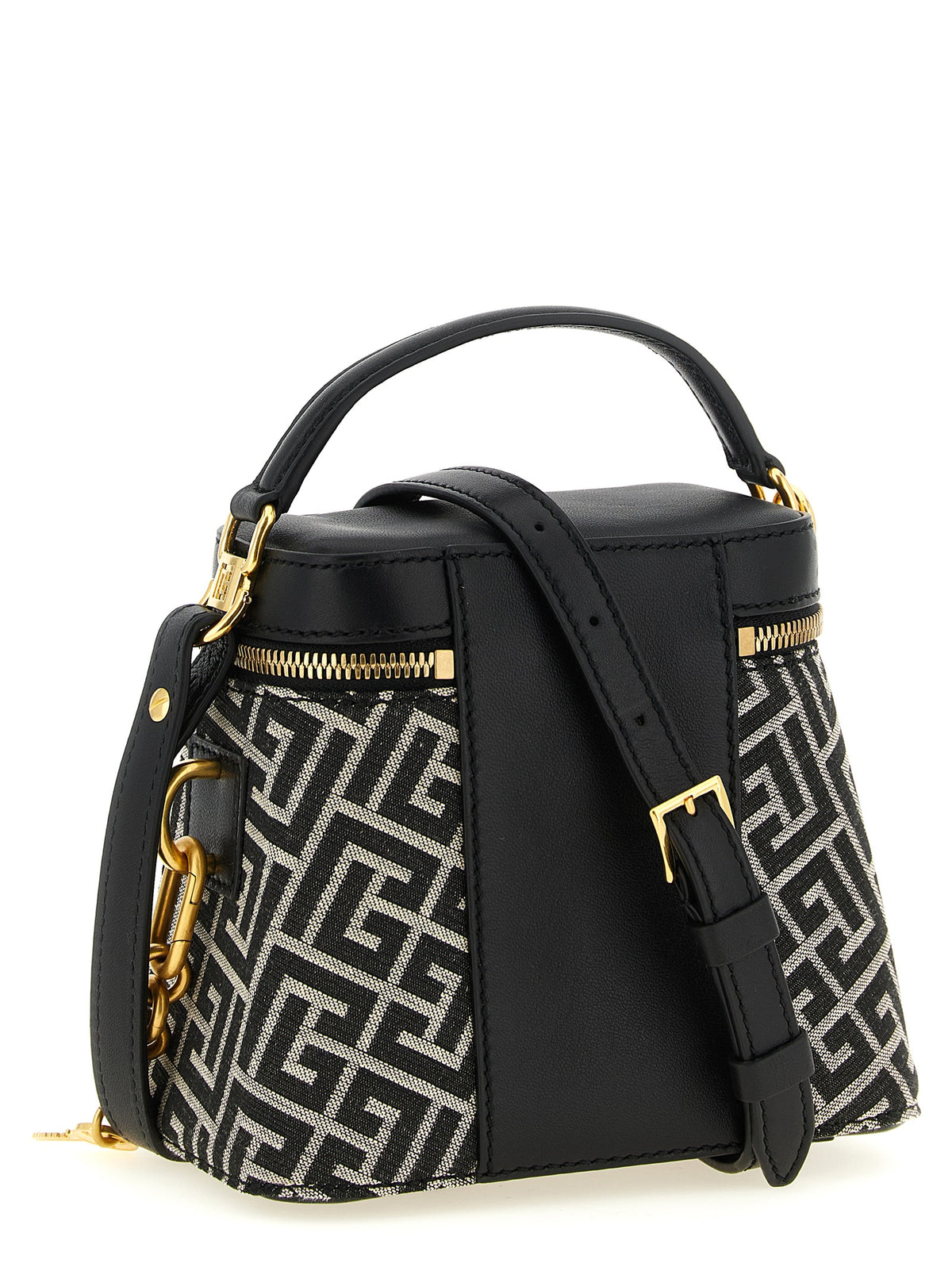 Bicolor Polyester Handbag