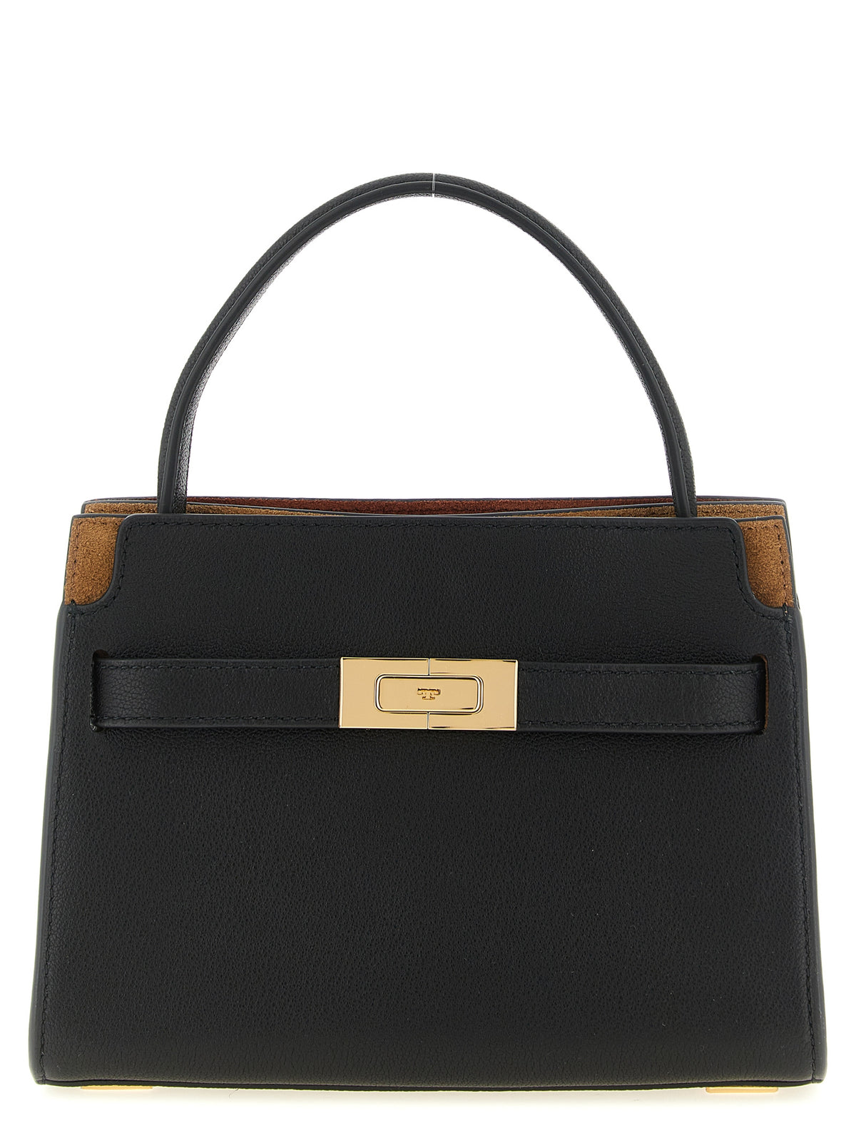 Black Lambskin Crossbody Bag