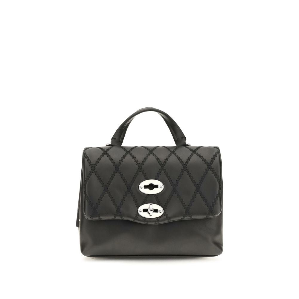 Black Calf Leather Bos Taurus Handbag