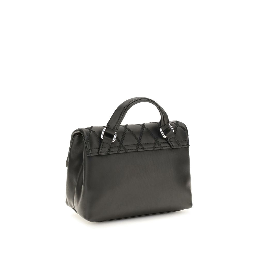 Black Calf Leather Bos Taurus Handbag