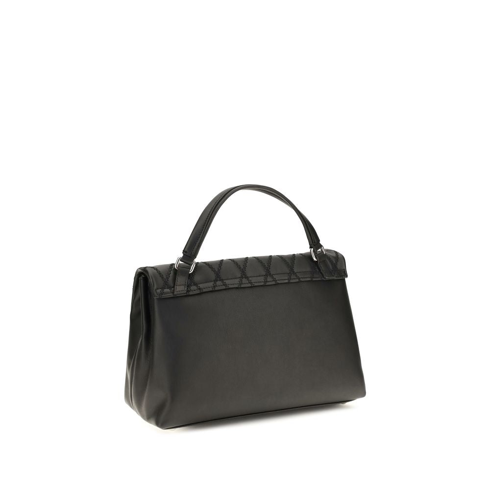Black Calf Leather Bos Taurus Handbag