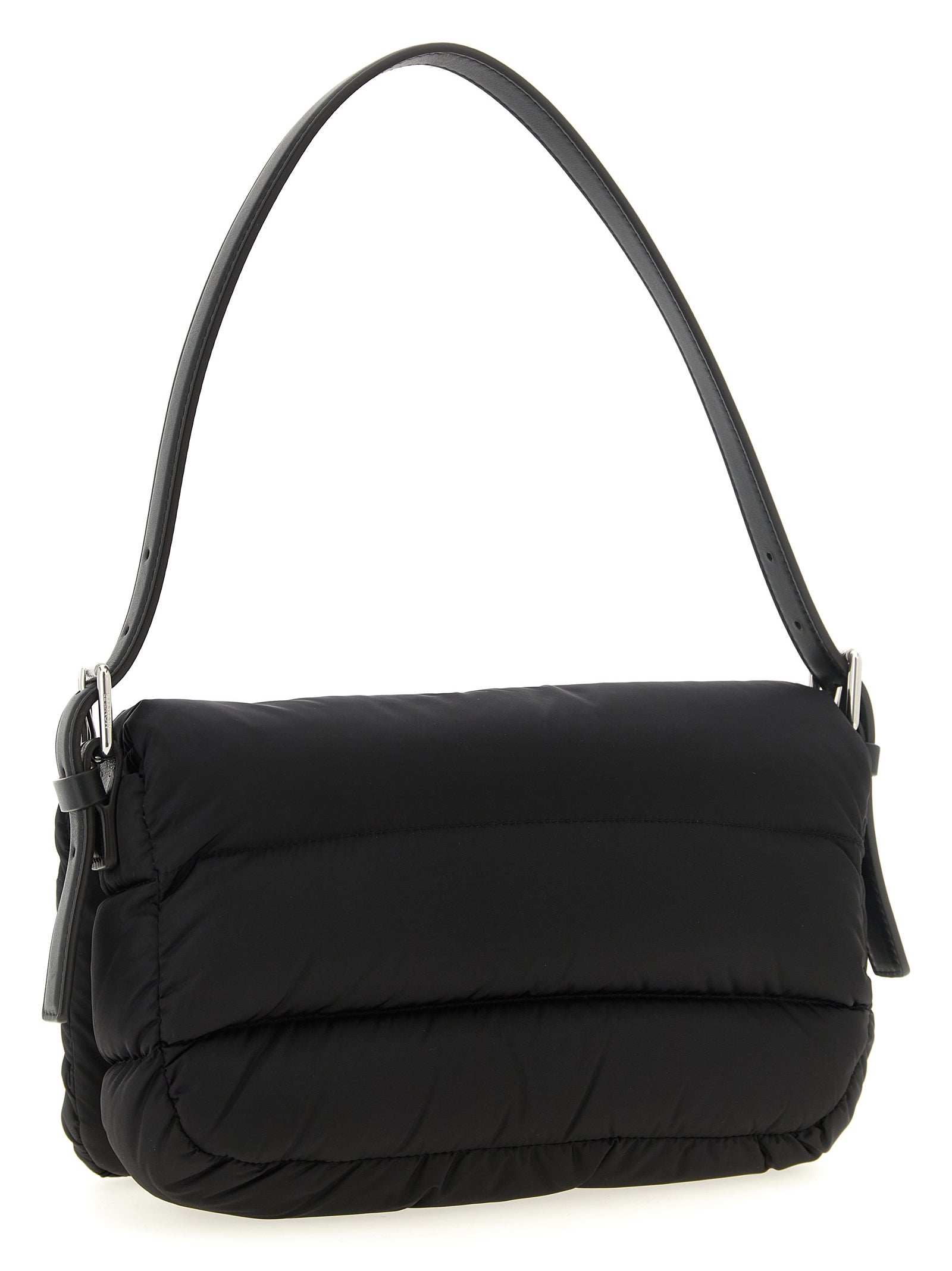 Black Polyamide Shoulder Bag