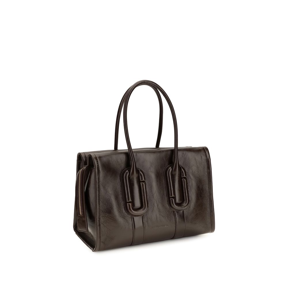 Brown Calf Leather Bos Taurus Handbag