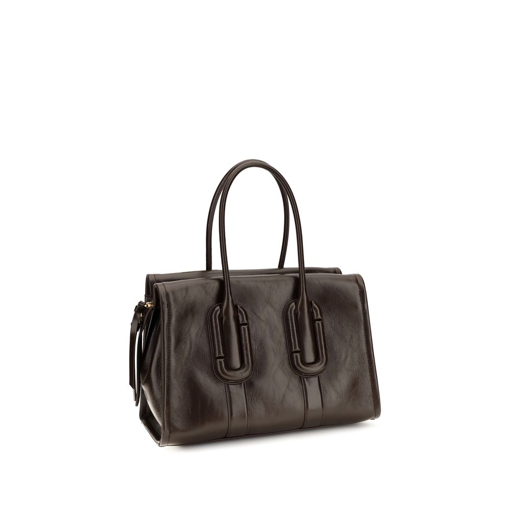 Brown Calf Leather Bos Taurus Handbag