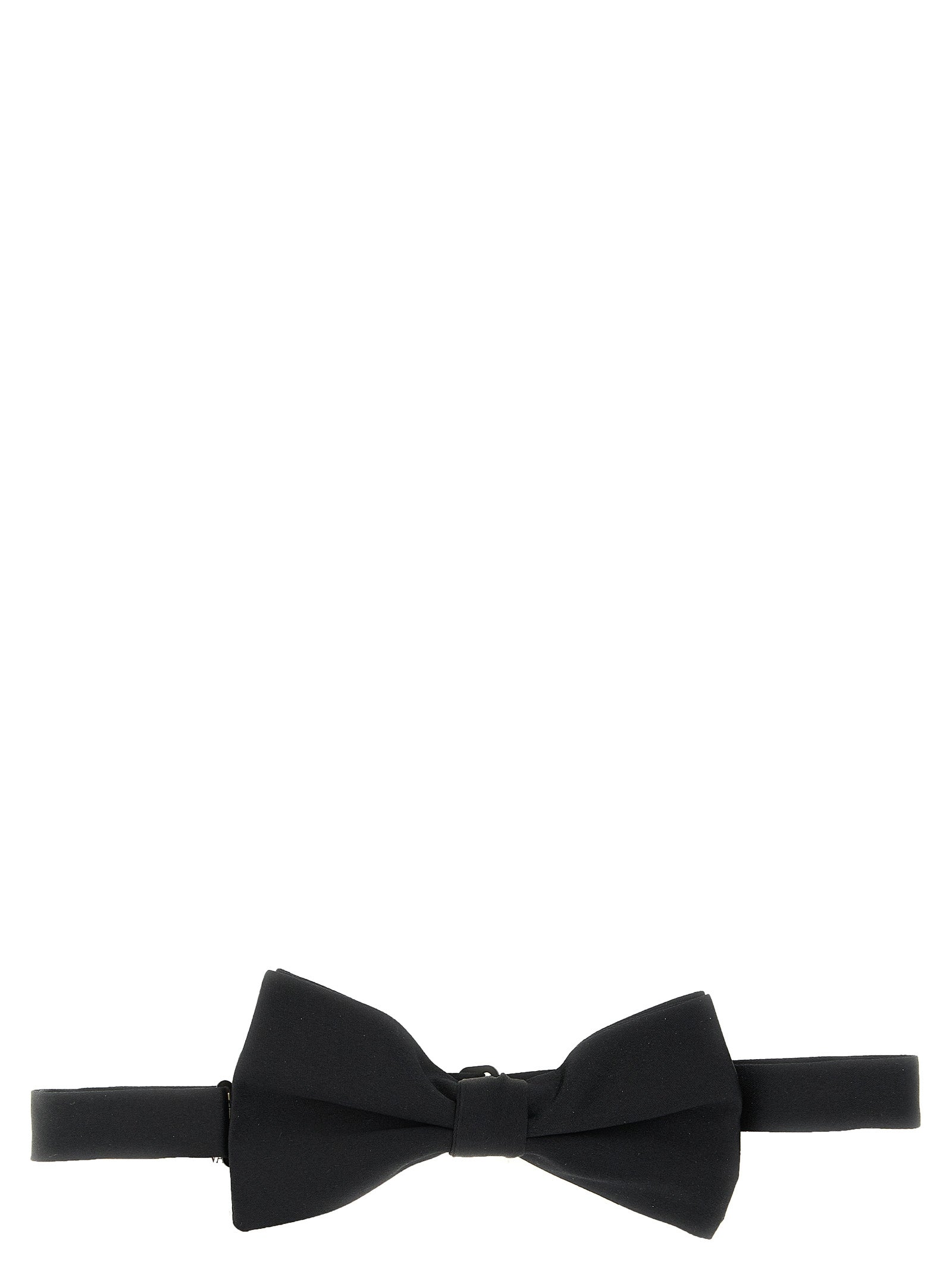 Black Silk Bowtie