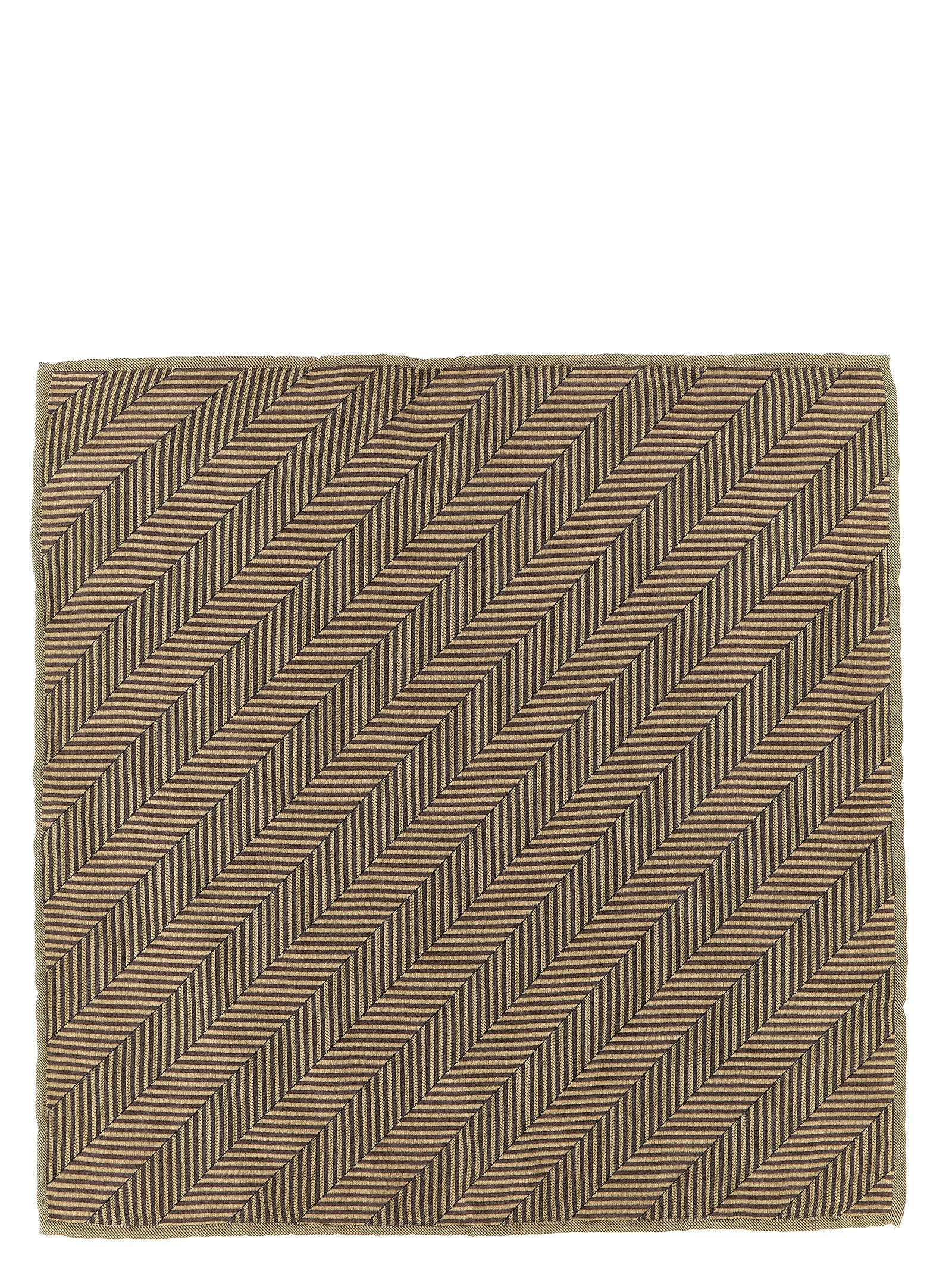 Beige Silk Pocket Square