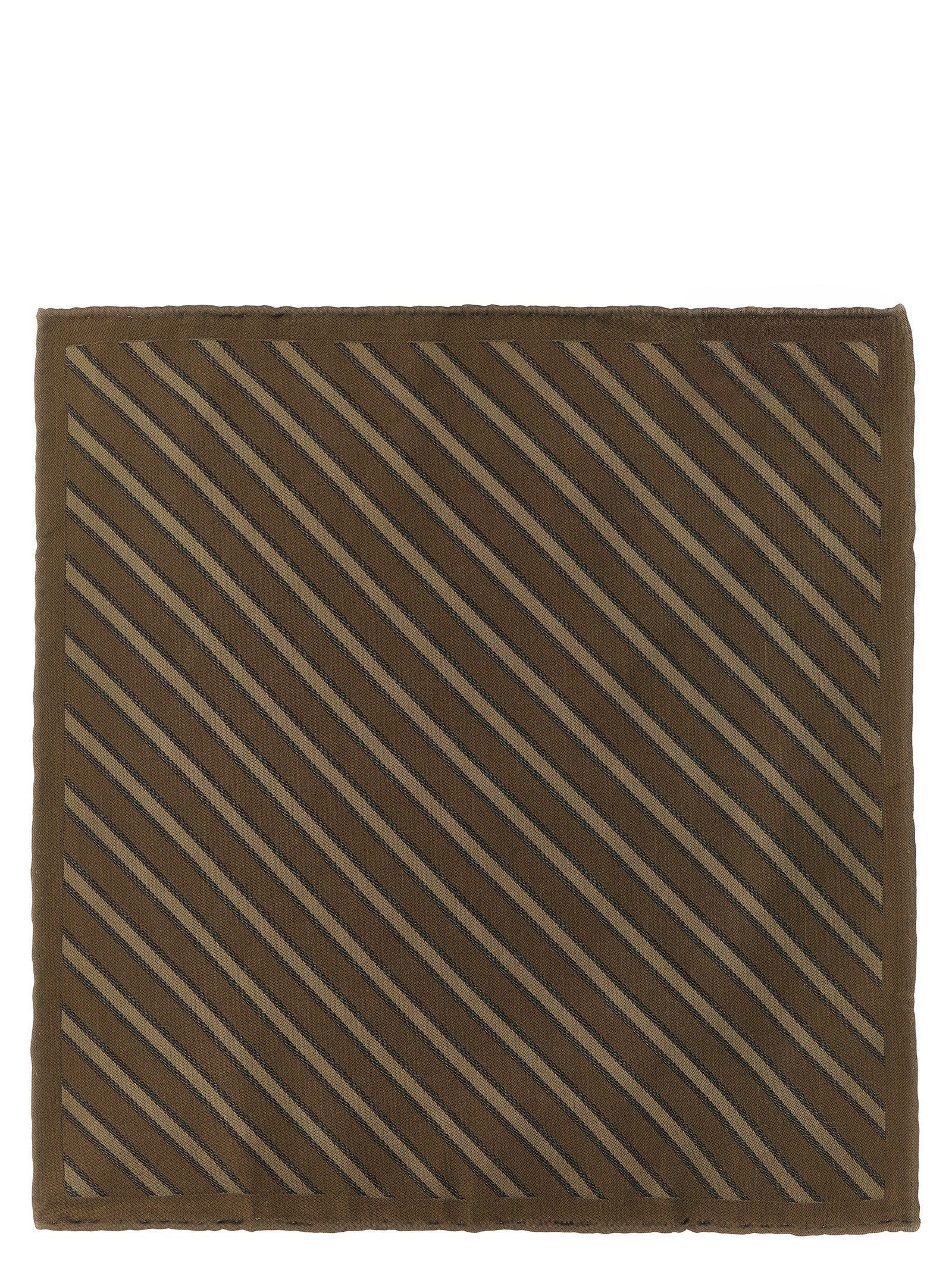 Brown Silk Foulard