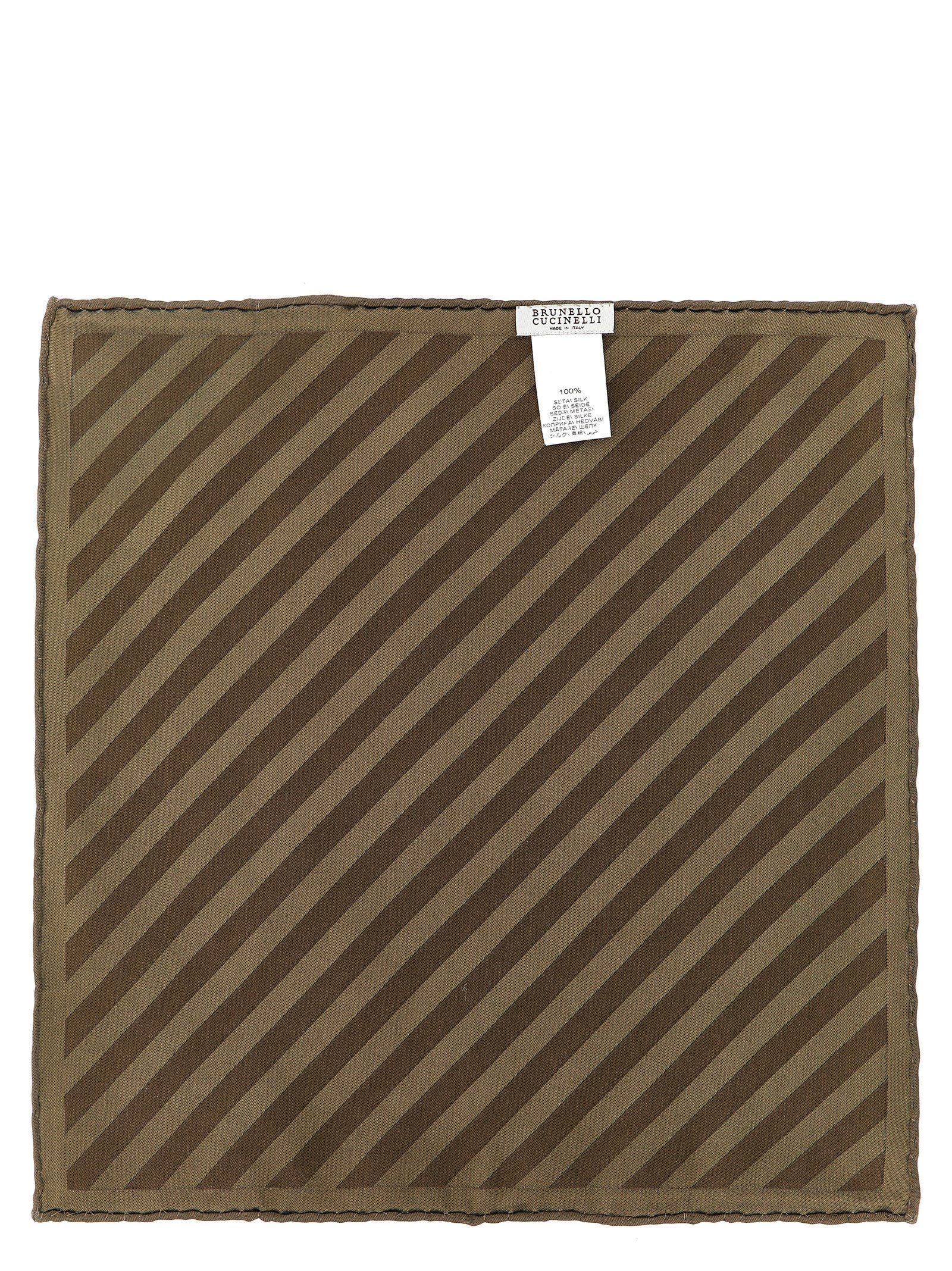 Brown Silk Foulard