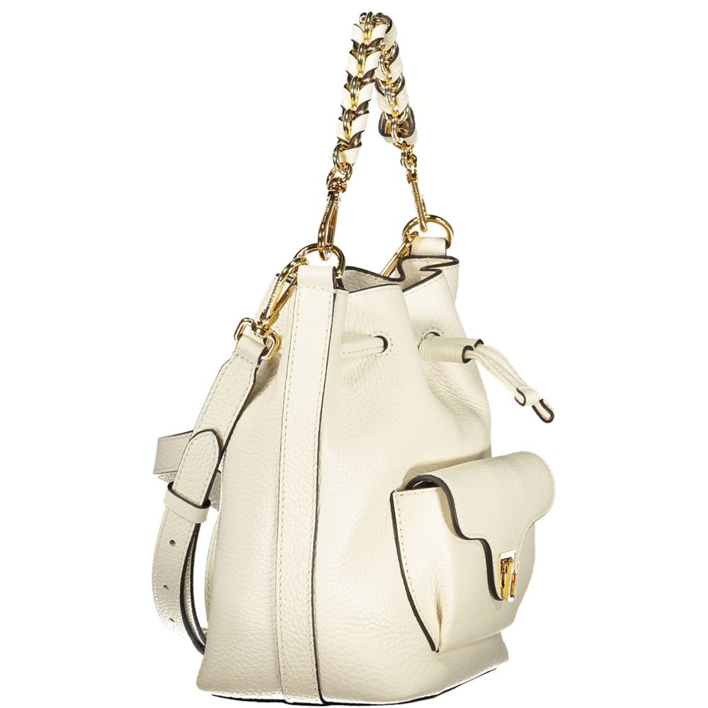 White Leather Handbag
