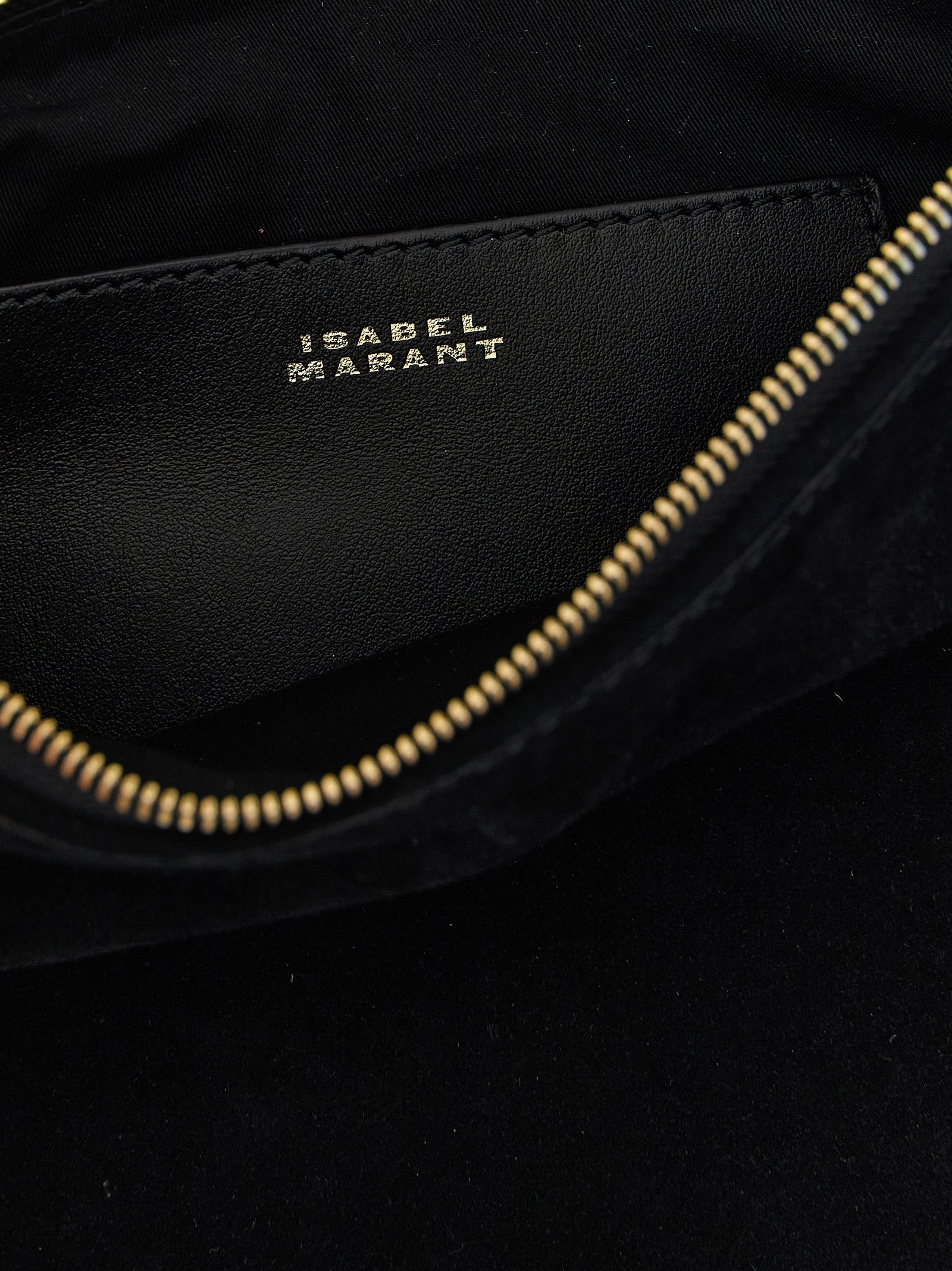Isabel Marant world of edgy sophistication with the ‘Oskan Soft Zip’ handbag