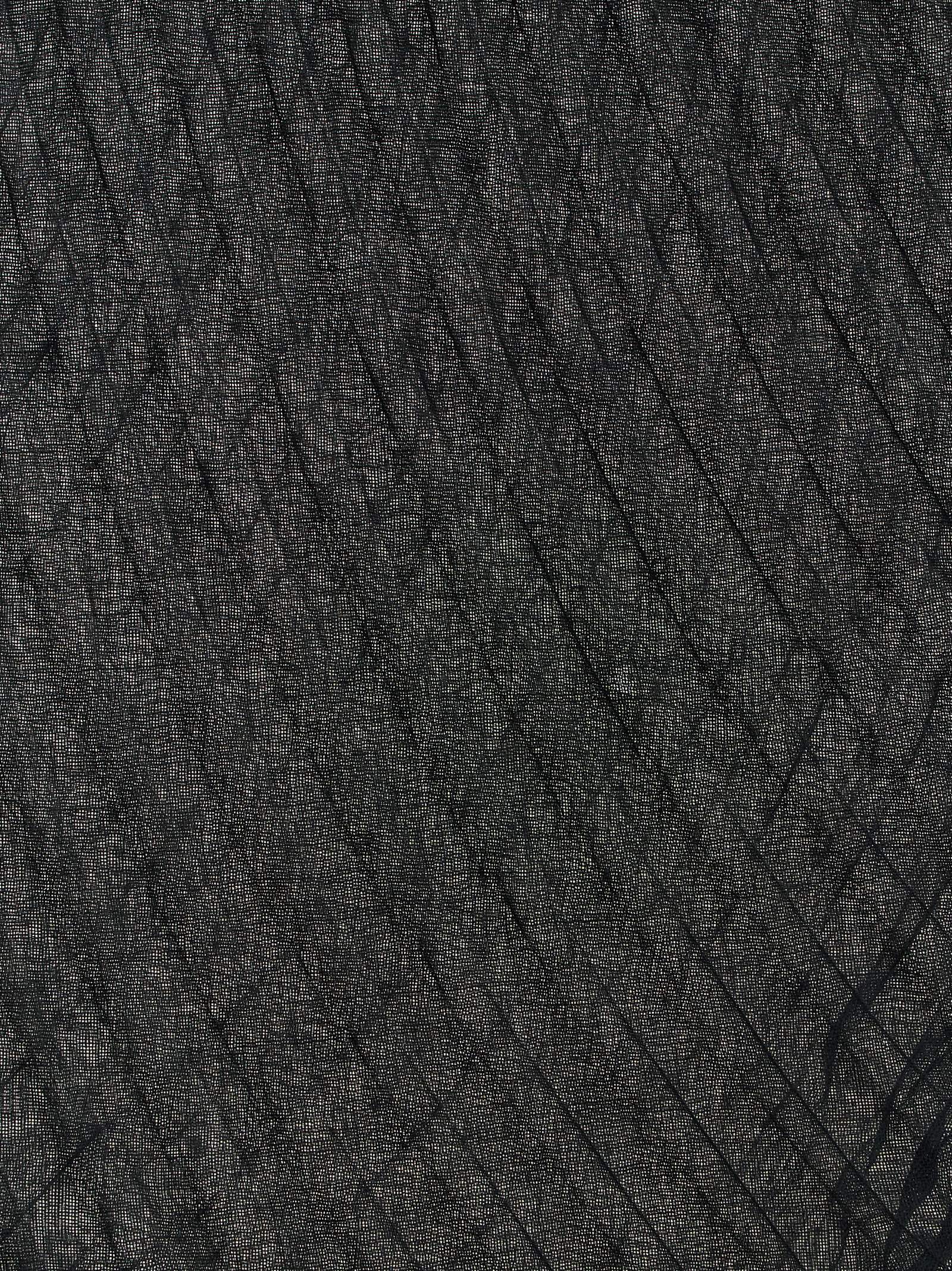 Black Polyester Scarf