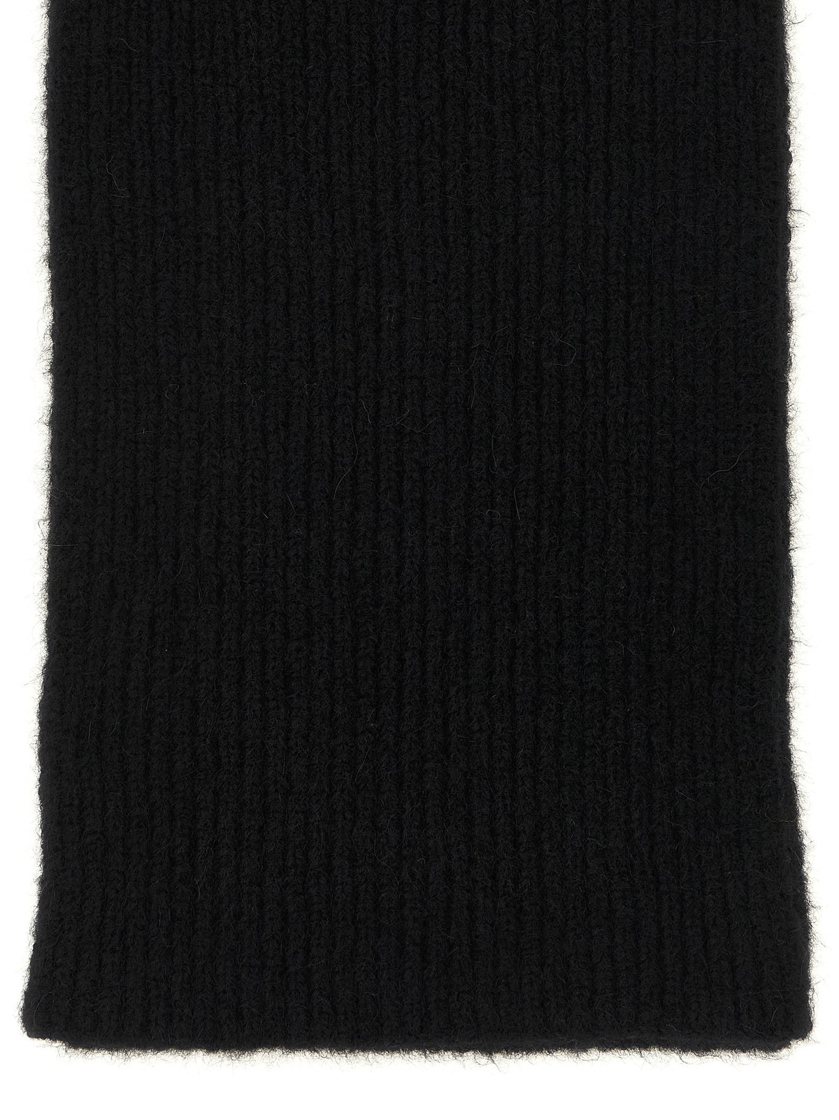 Black Wool Foulard