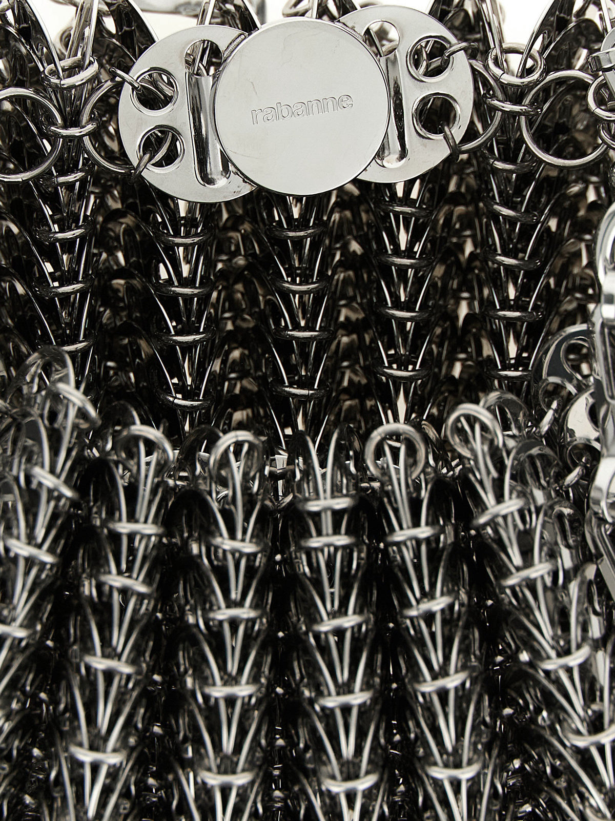 Silver Stainless Steel Shoulder Bag