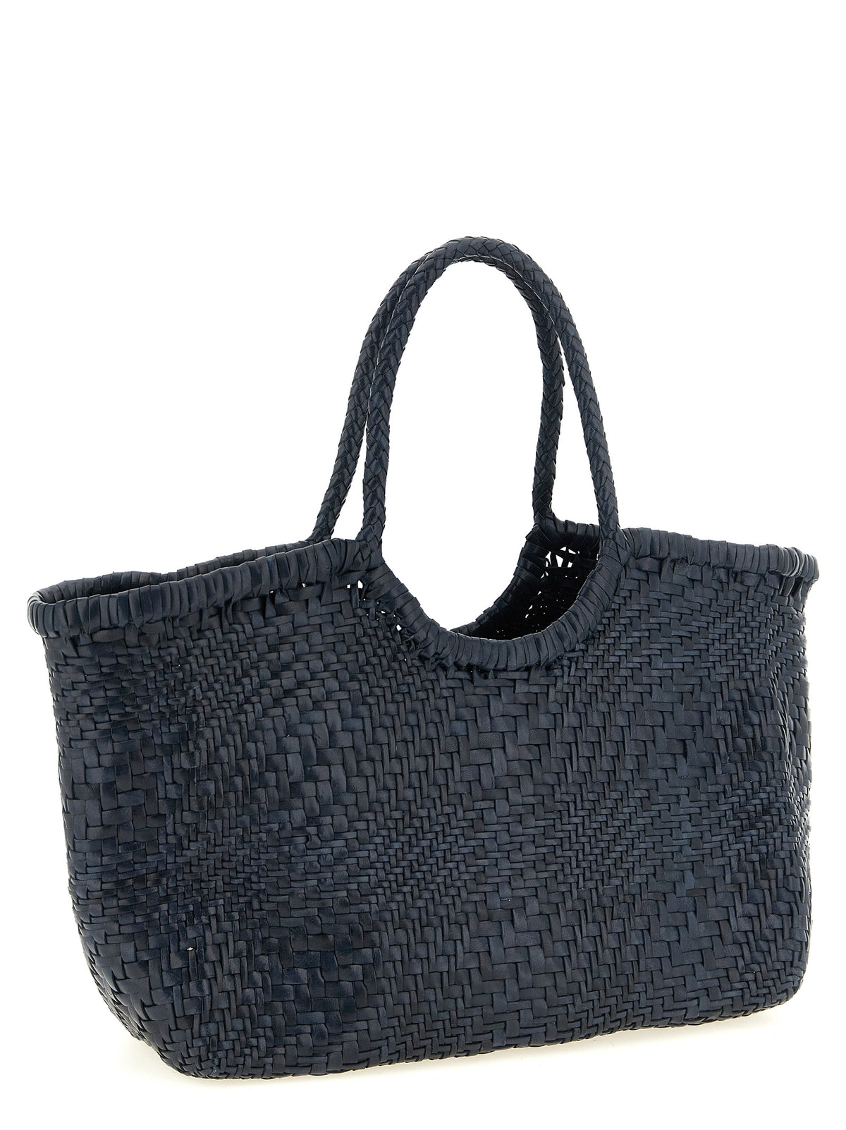 Blue Calfskin Handbag