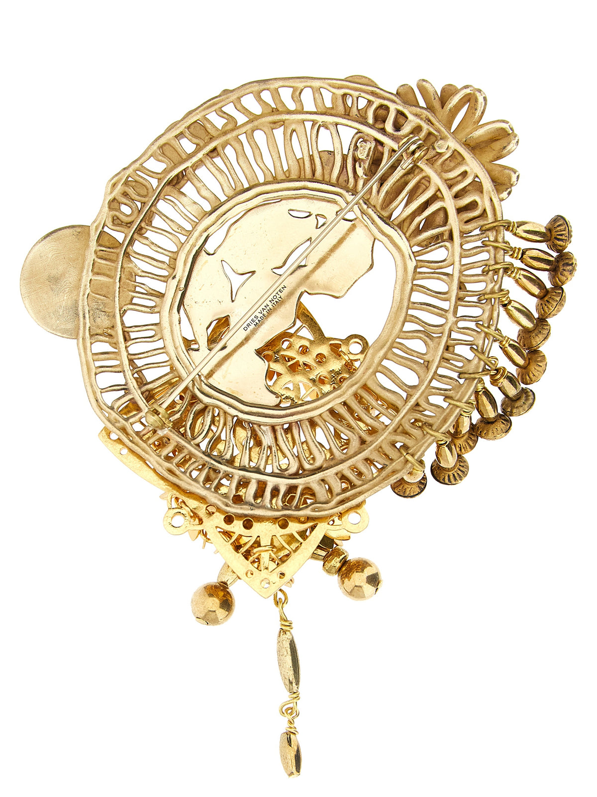Gold Brass Broch