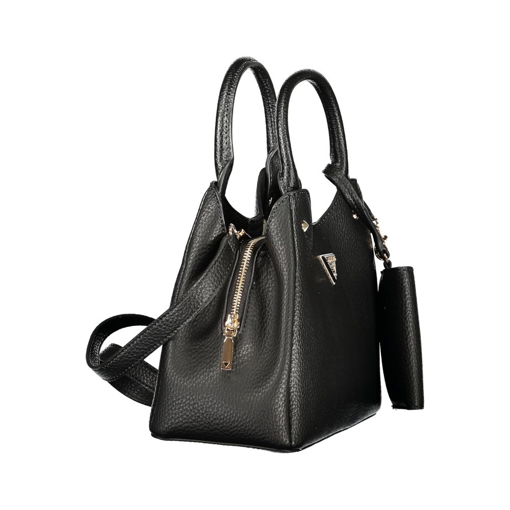 Black Polyurethane Women's Bag