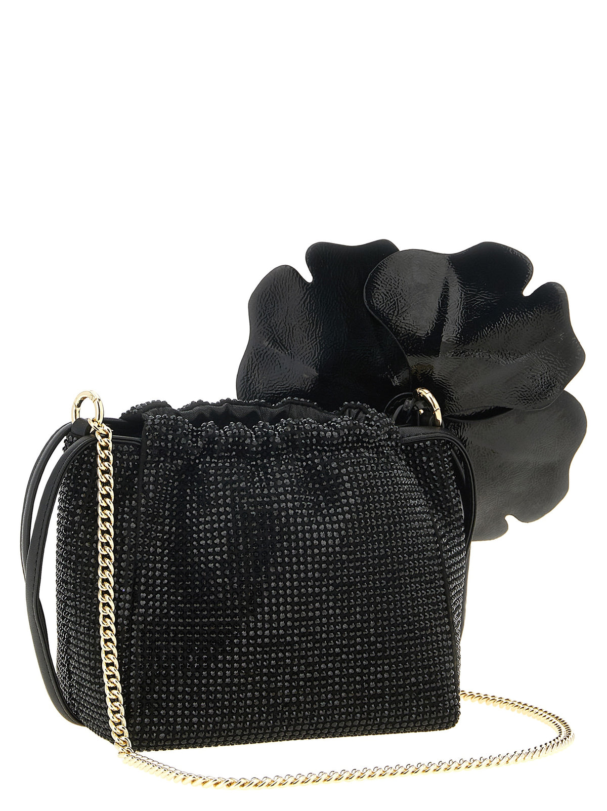 Black Polyethylene Clutch Bag