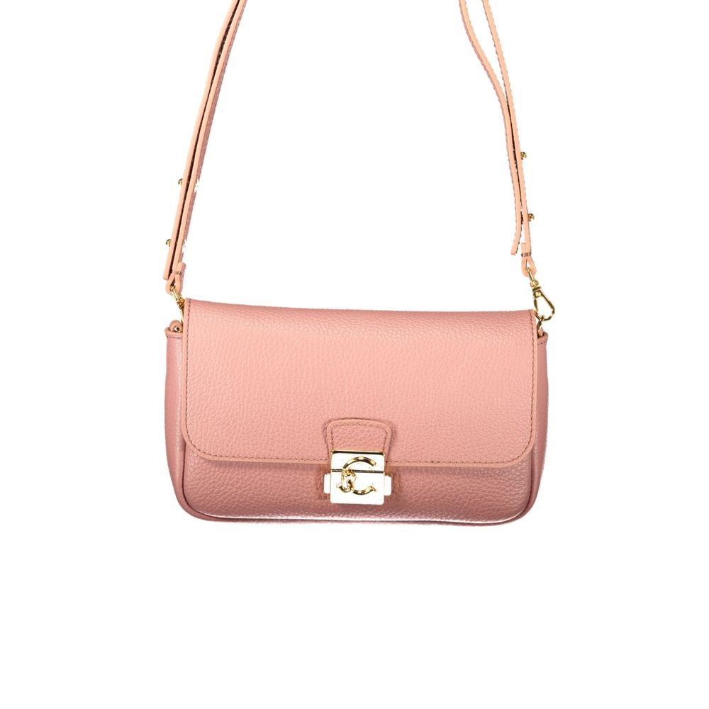 Pink Leather Handbag