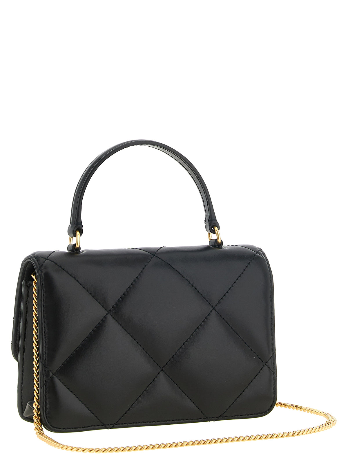 Black Cowhide Crossbody Bag