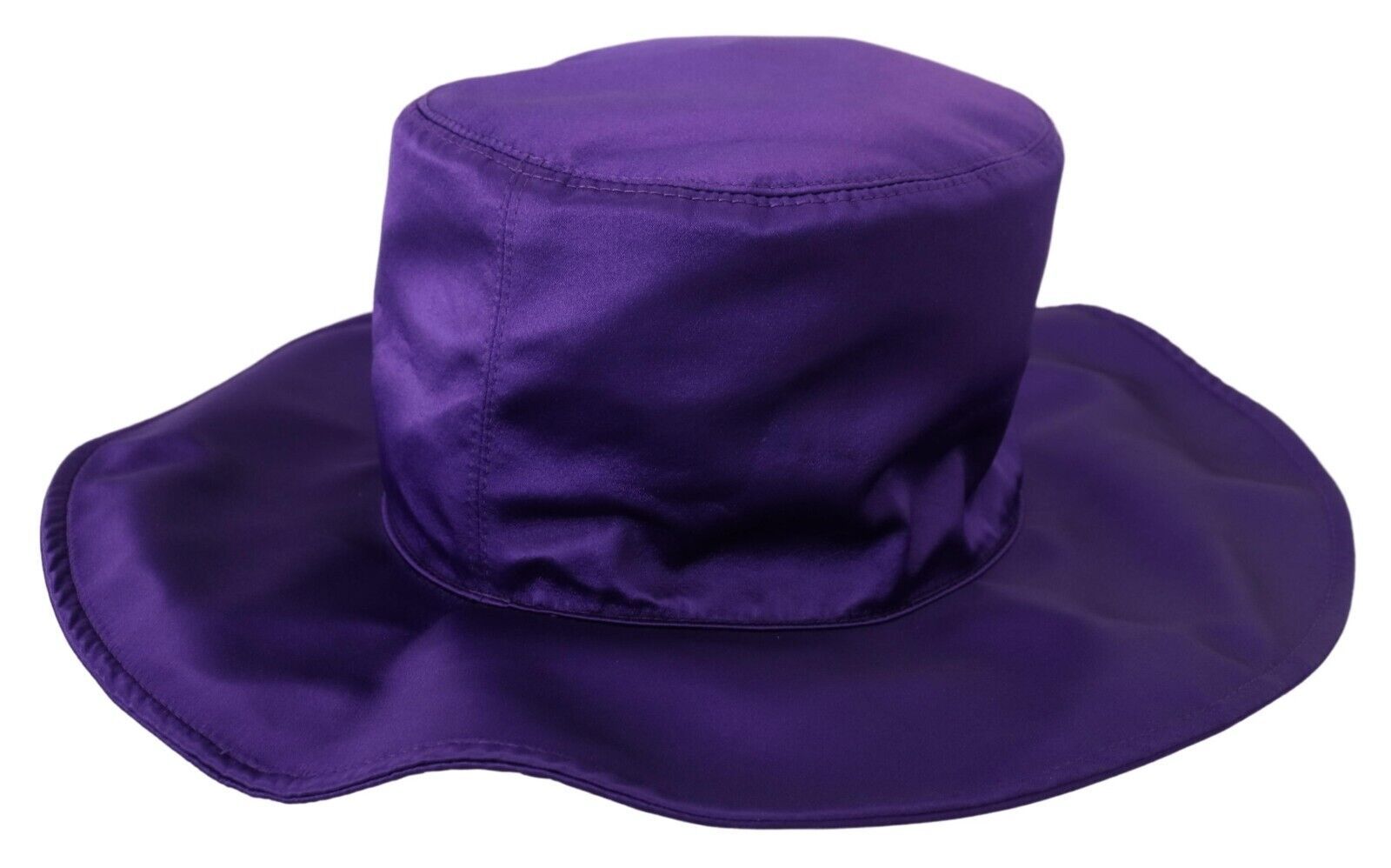 Purple Silk Stretch Top Hat