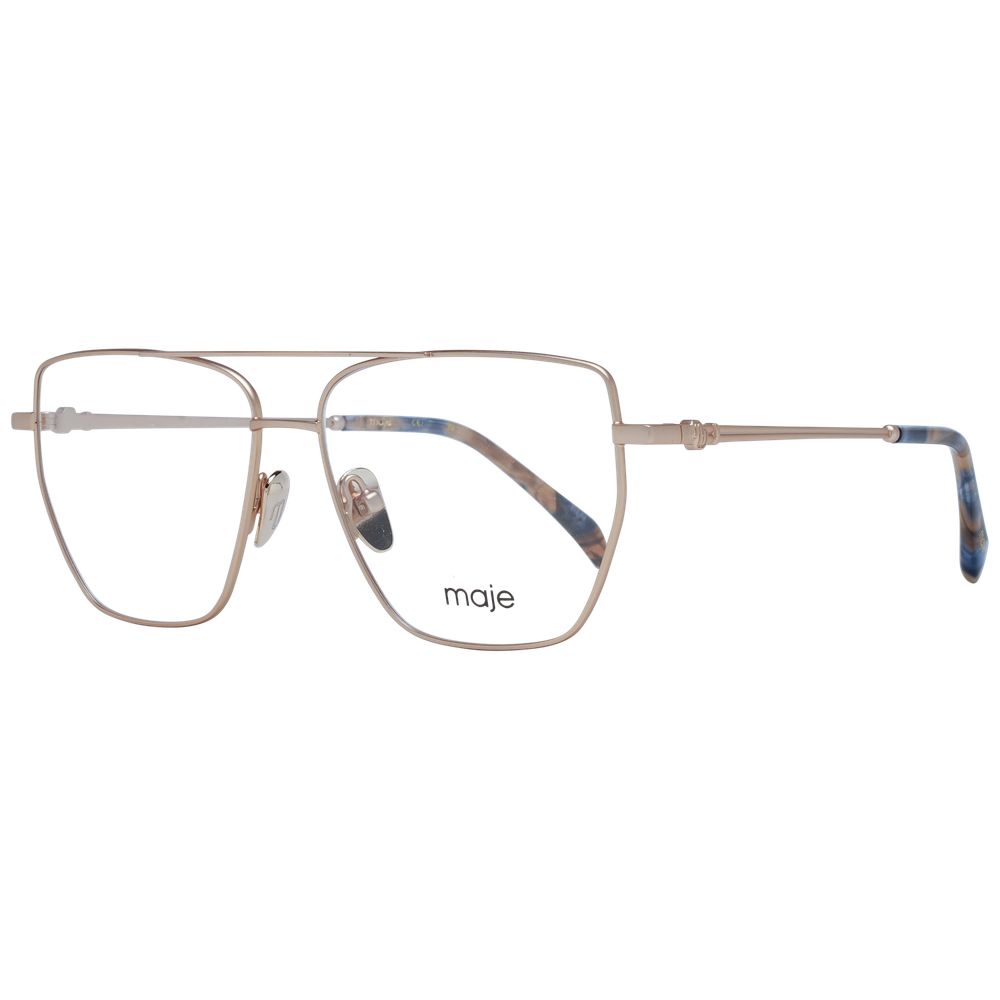 Gold Women Glasses Frame