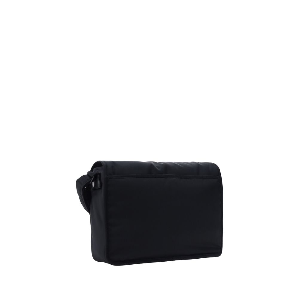 Black Polyamide Shoulder Bag