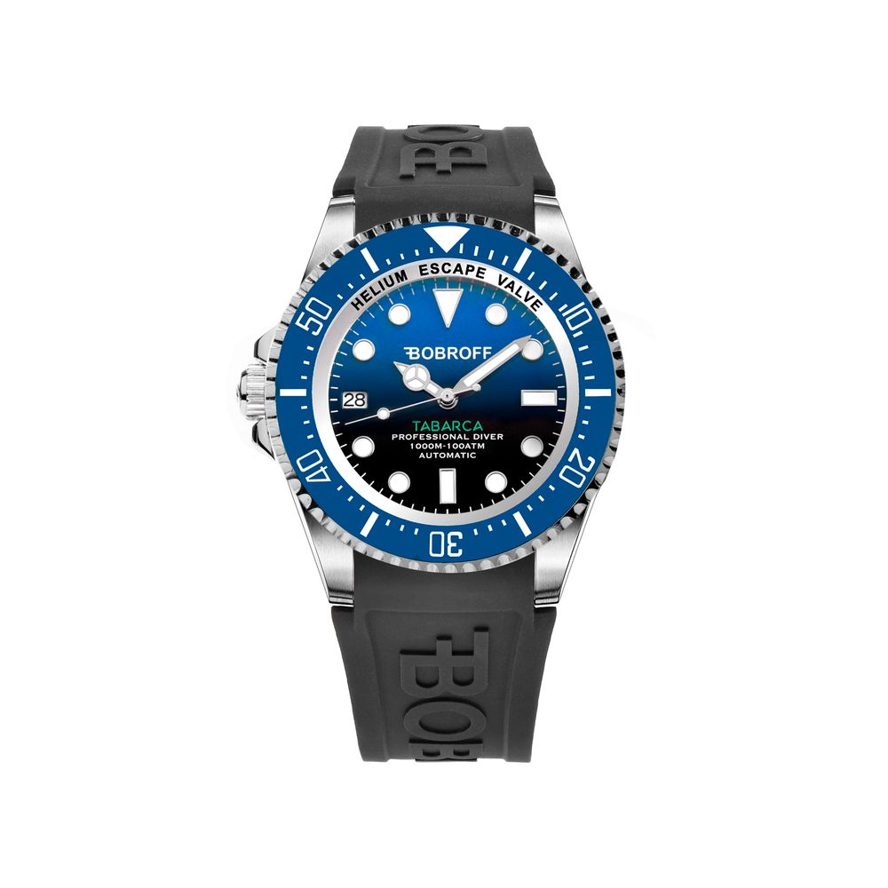 Black Rubber Sport Watch