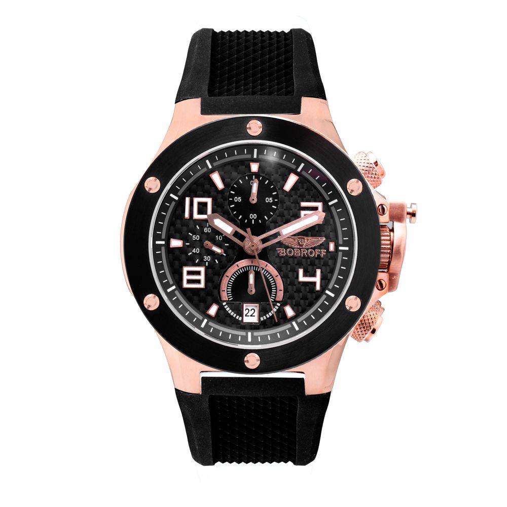 Black Rubber Sport Watch