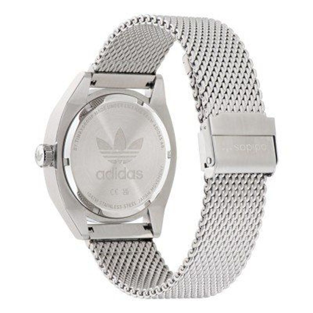 Gray Stainless Steel Dress Watch